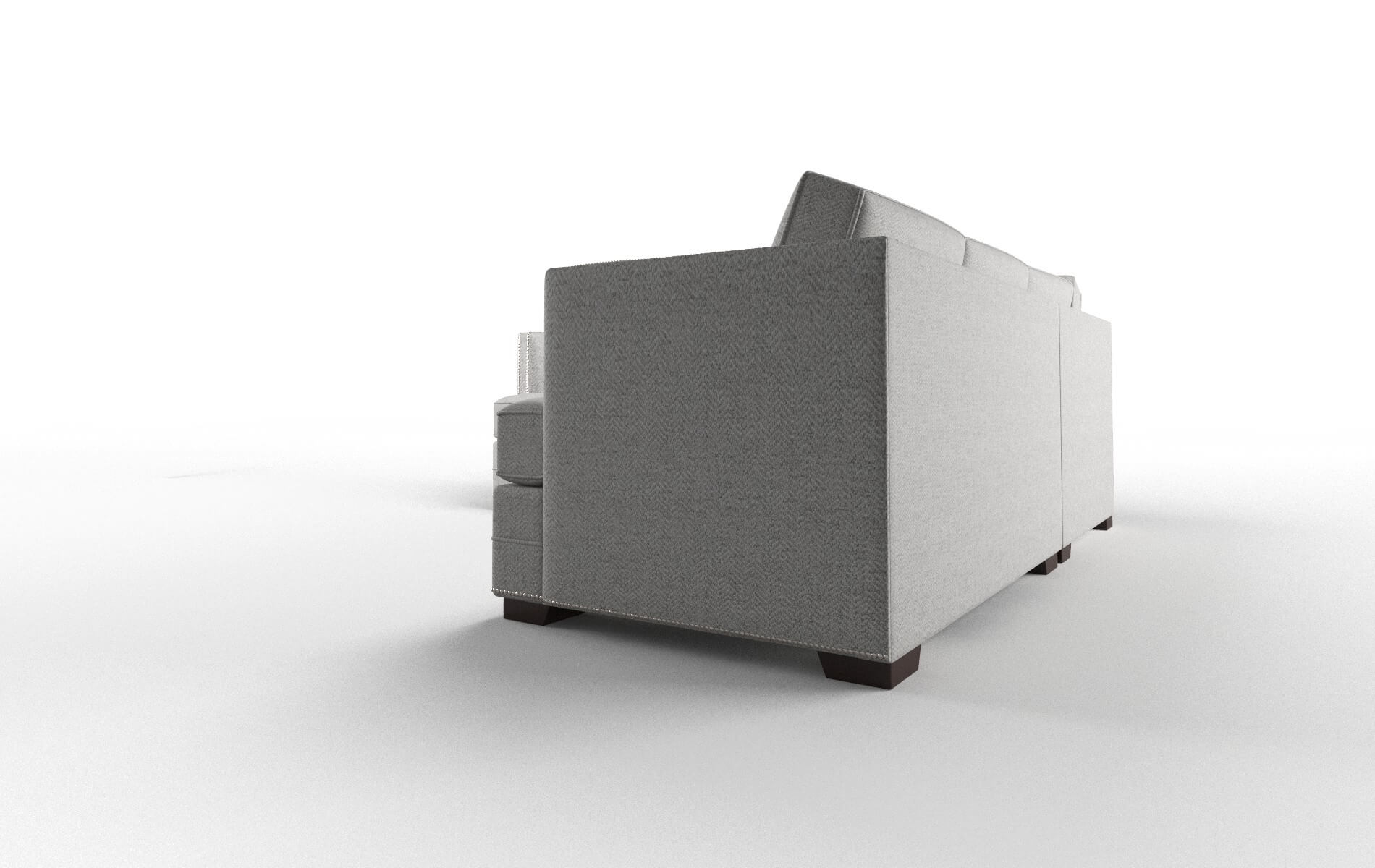 Riga Malibu Dove Sectional espresso legs 4