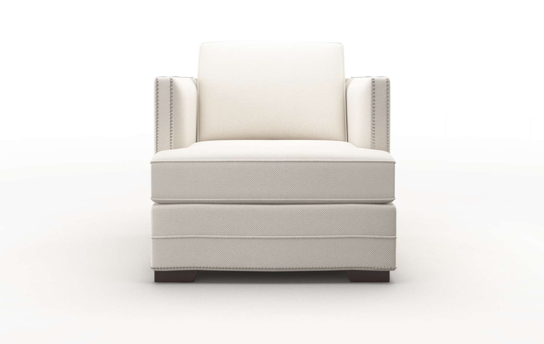 Riga Malibu Linen Chair espresso legs 1