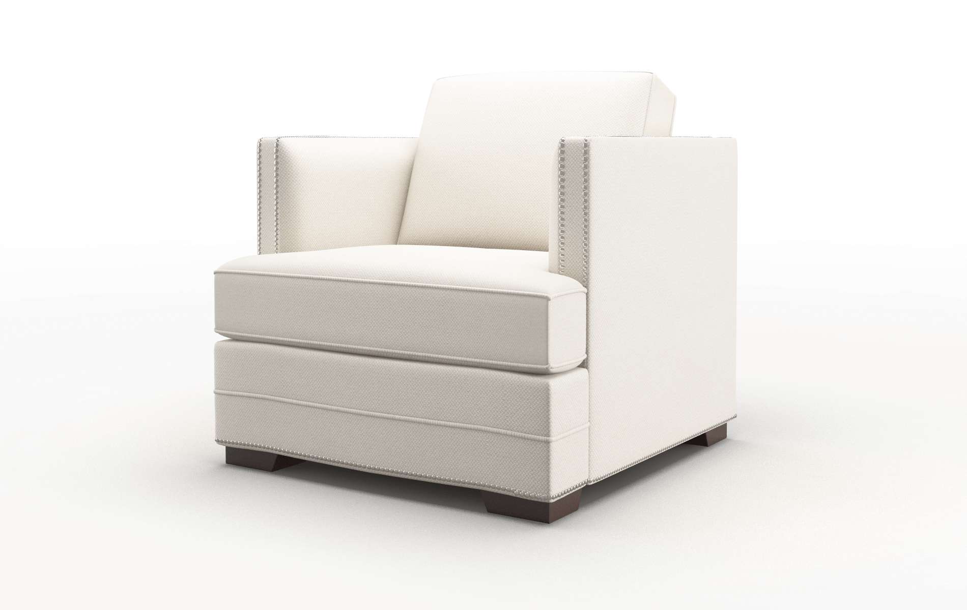 Riga Malibu Linen Chair espresso legs 4