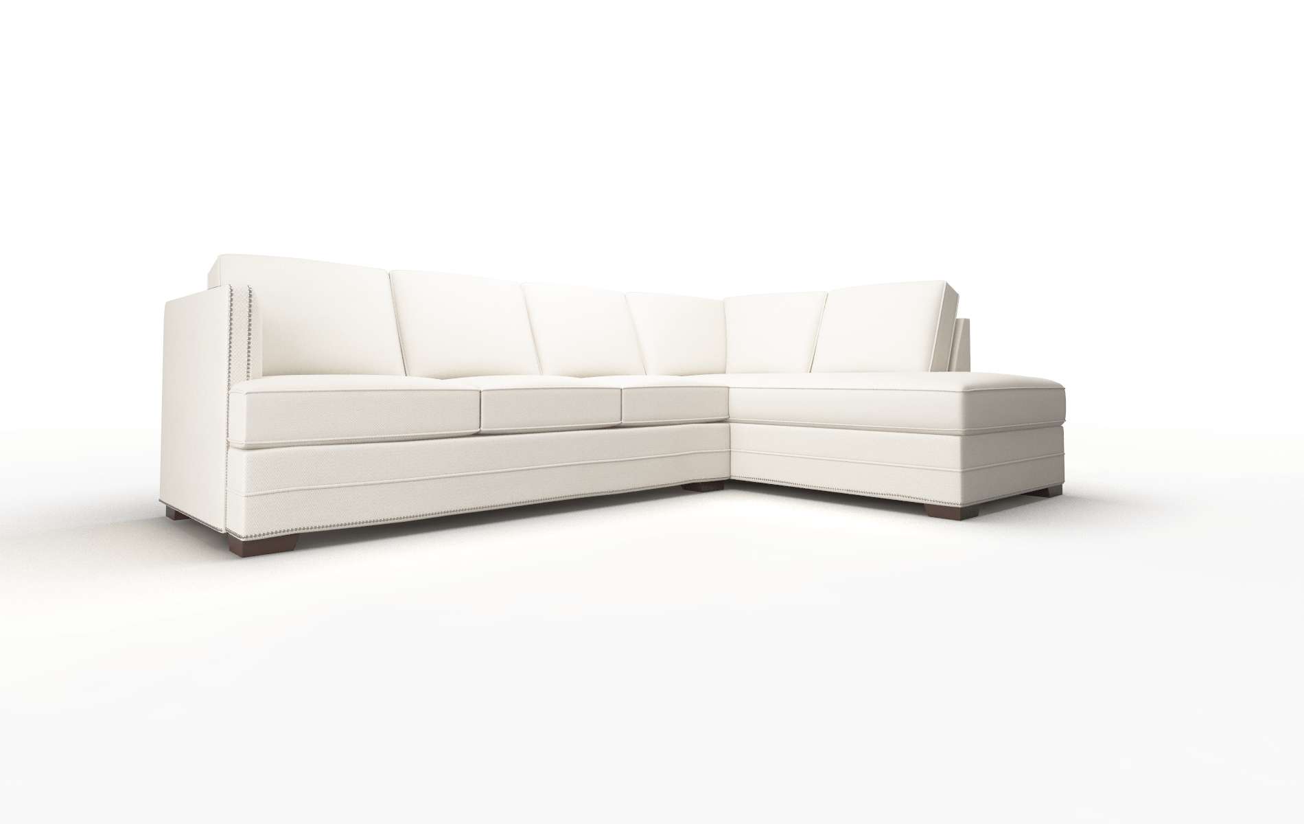 Riga Malibu Linen Panel espresso legs 2