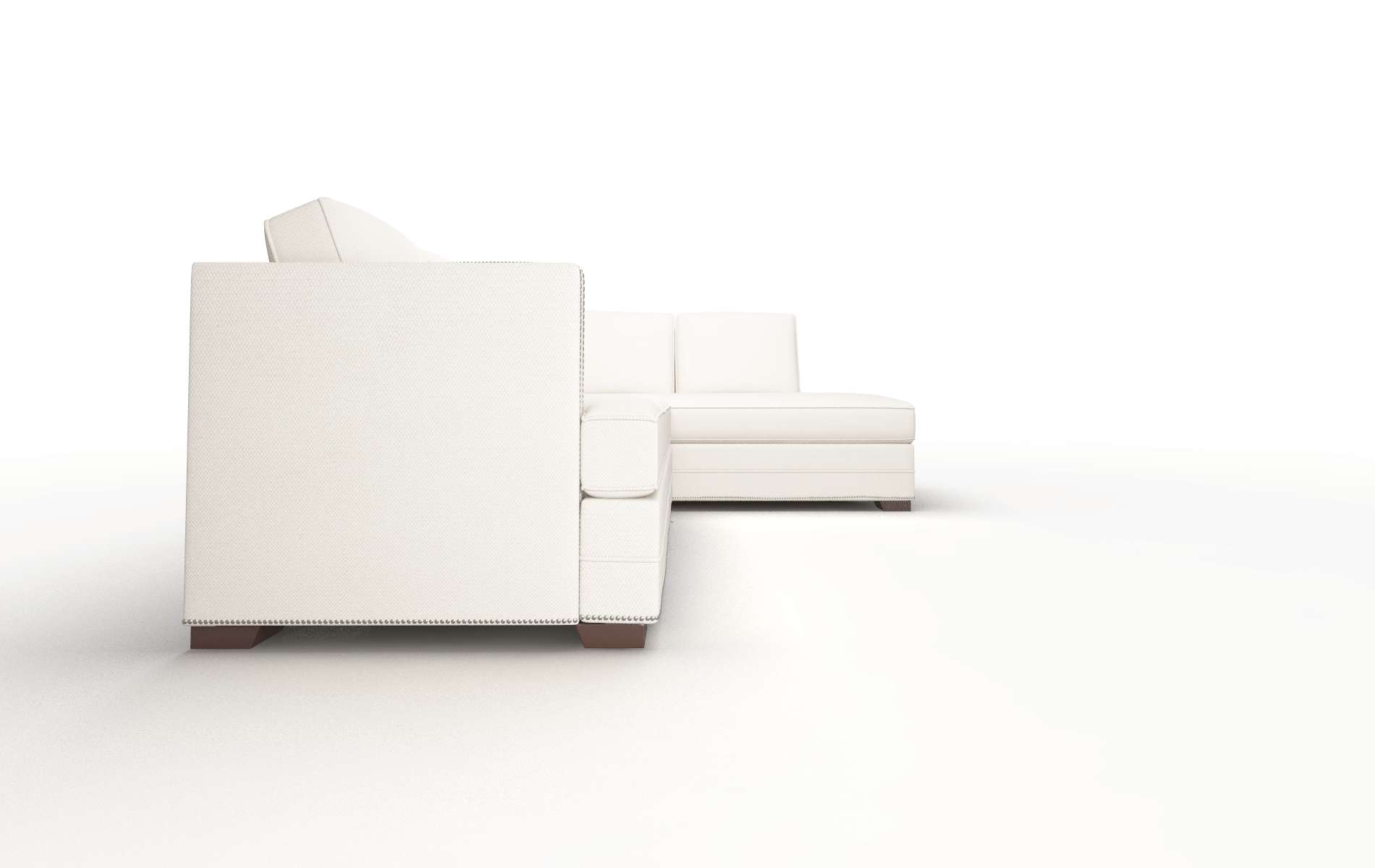 Riga Malibu Linen Panel espresso legs 3