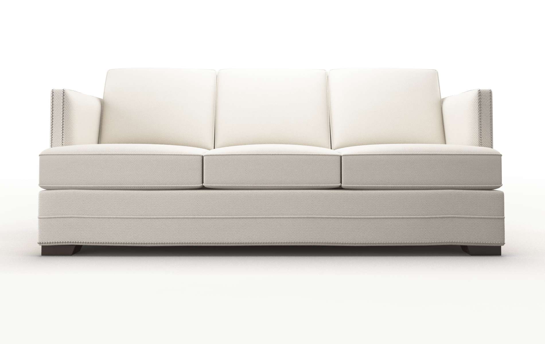 Riga Malibu Linen Sofa espresso legs 1