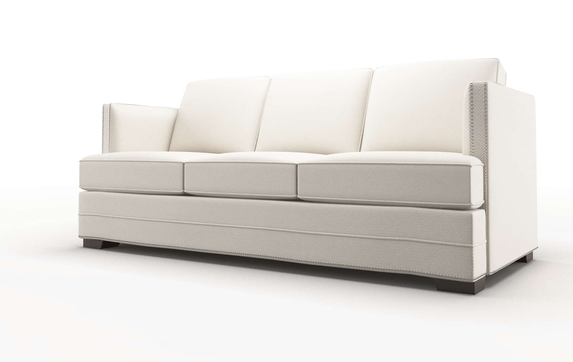 Riga Malibu Linen Sofa espresso legs 4
