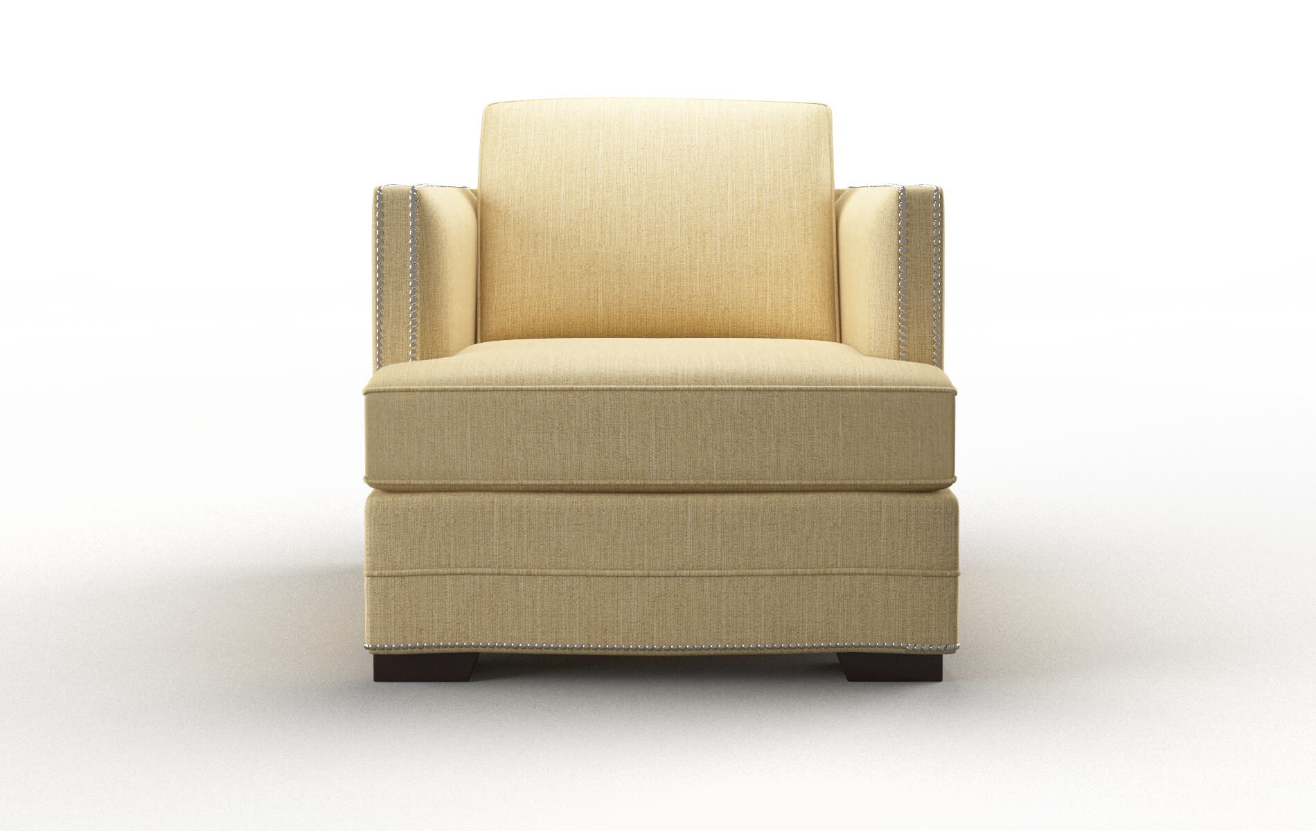 Riga Malibu maize Chair Espresso Legs  1