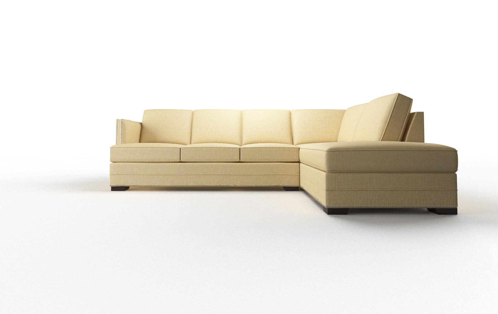 Riga Malibu maize Panel Espresso Legs  1