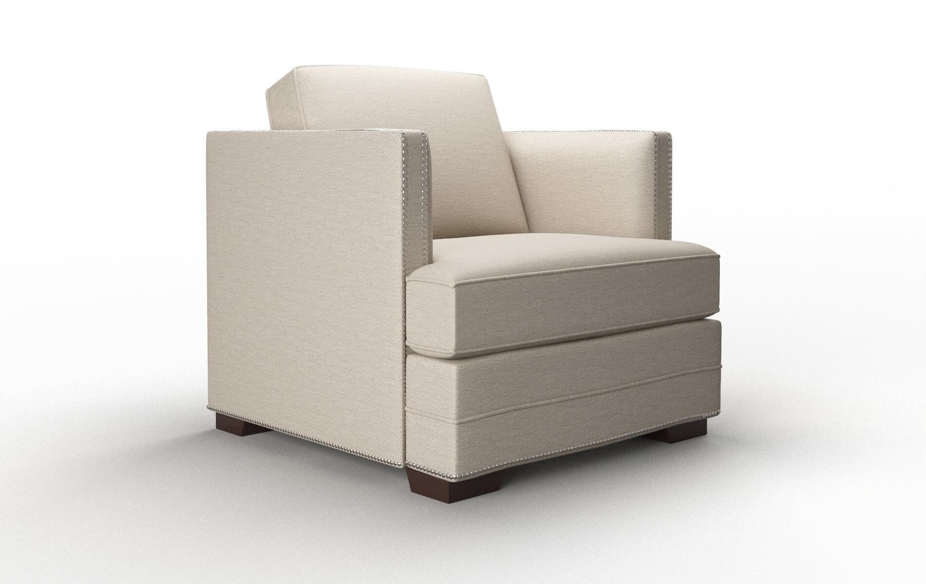 Riga Naples Almond Chair espresso legs 2