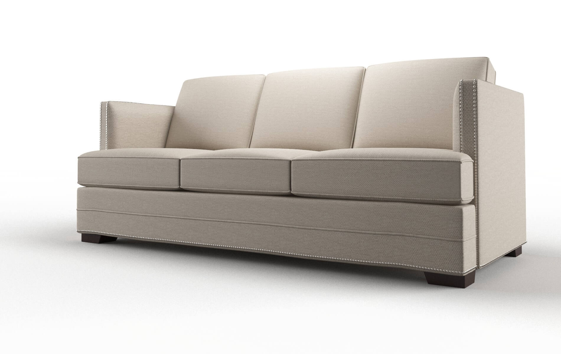 Riga Naples Almond Sofa espresso legs 4