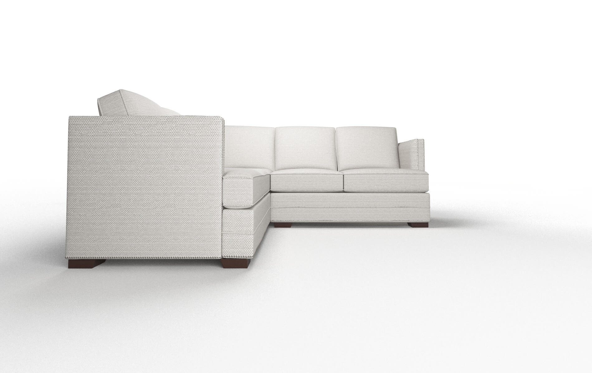 Riga Naples Ash Sectional espresso legs 2