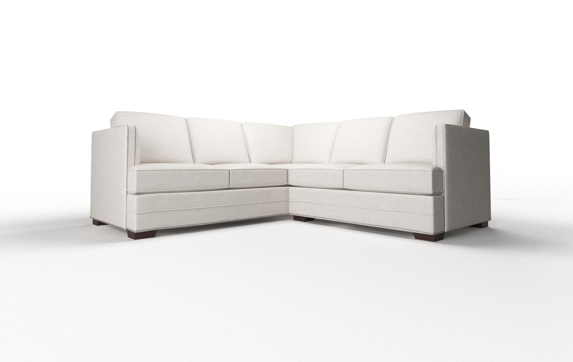 Riga Noble Grey Sectional espresso legs 1