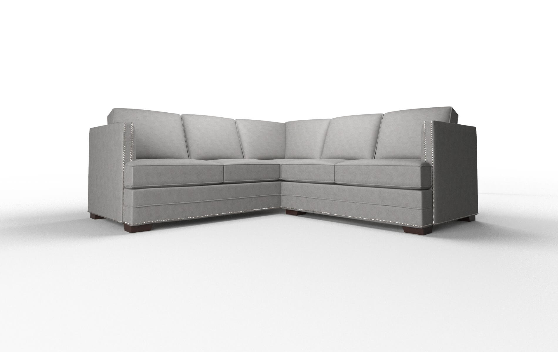 Riga Noble Smoke Sectional espresso legs 1