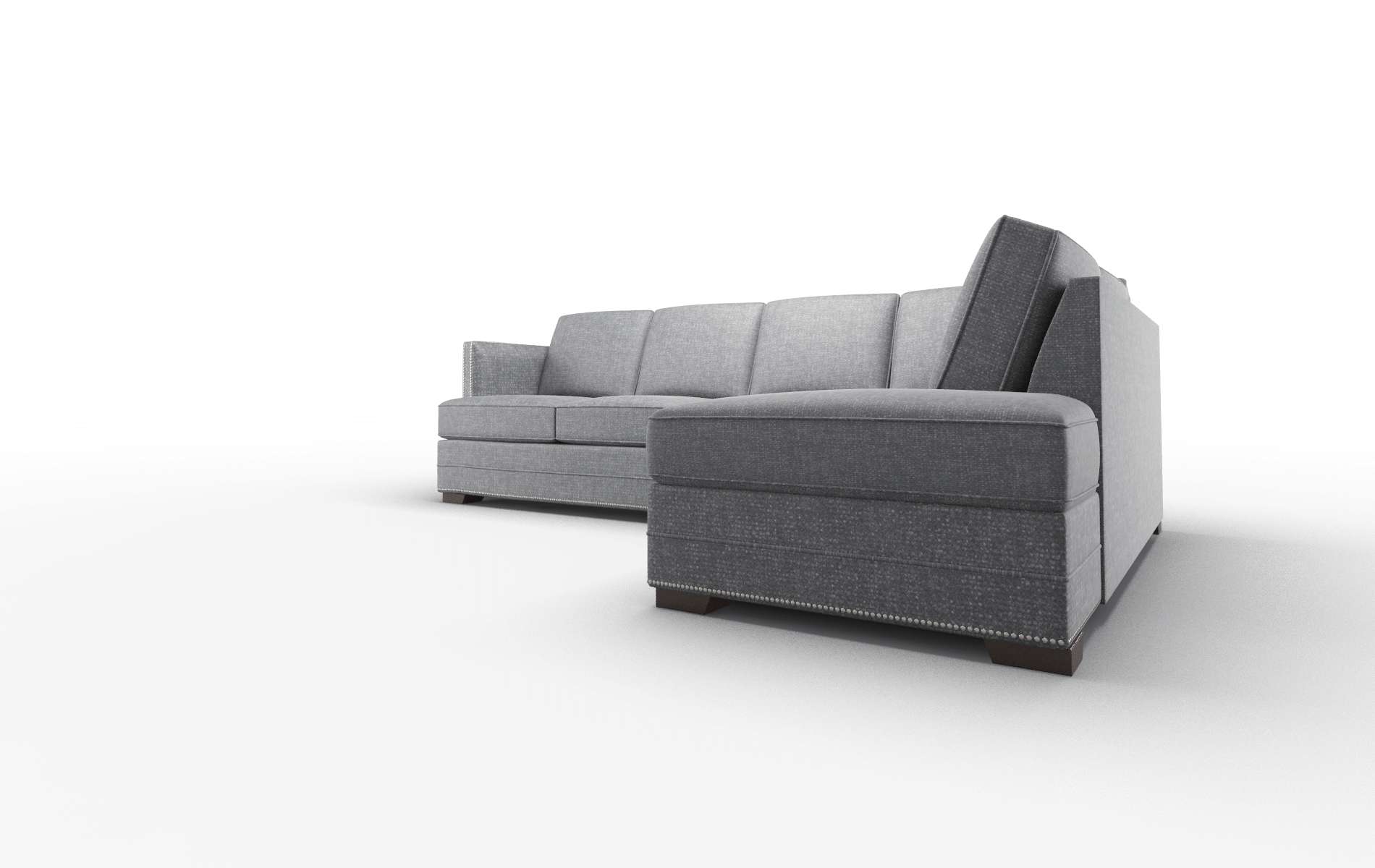 Riga Notion Graphite Panel espresso legs 4