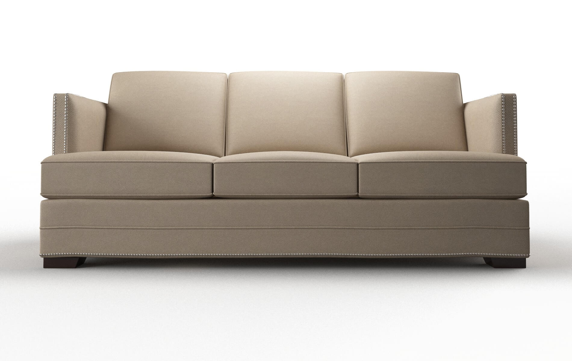 Riga Oakley taupe Sofa Espresso Legs  1