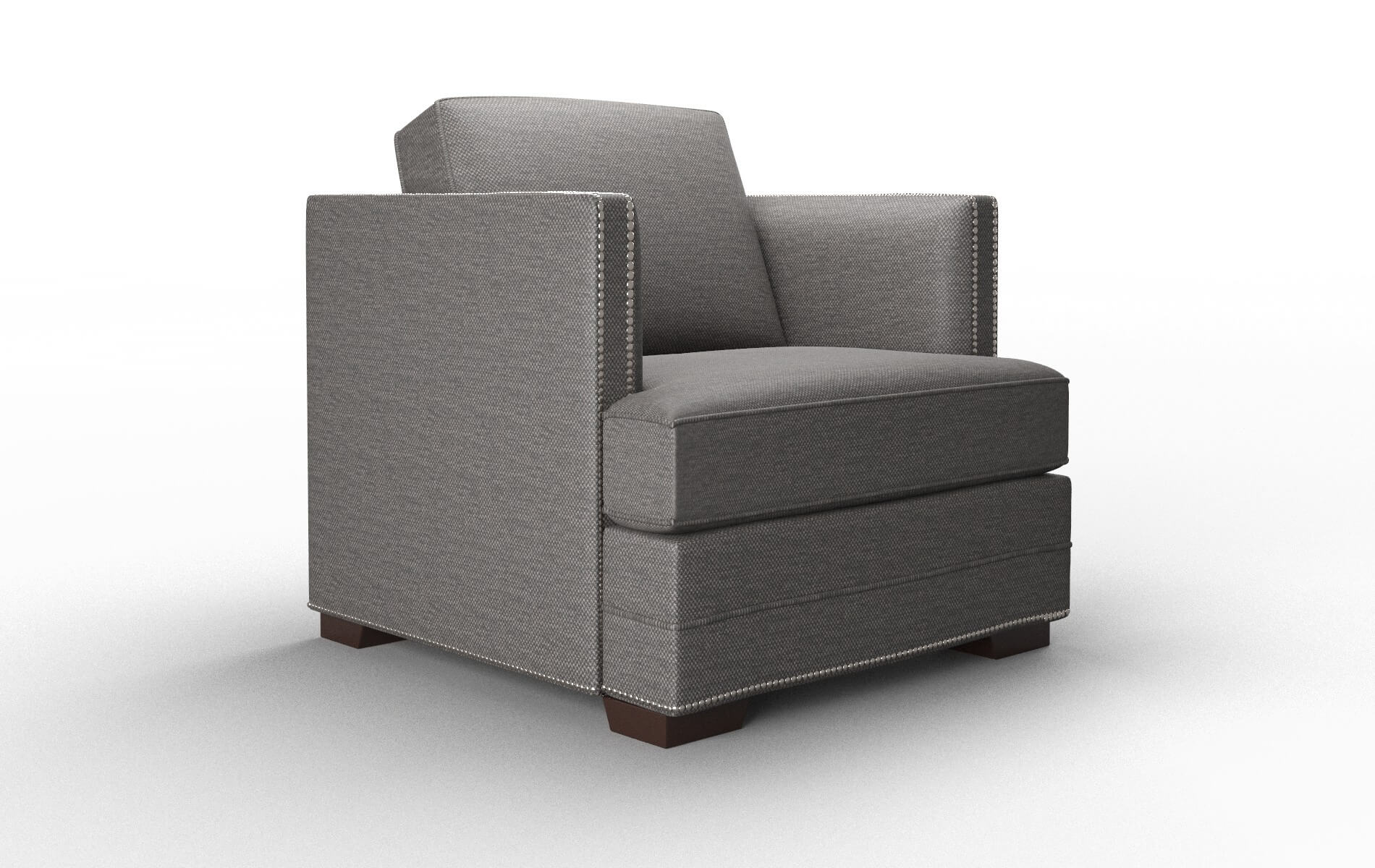 Riga Oscar Charcoal Chair espresso legs 2