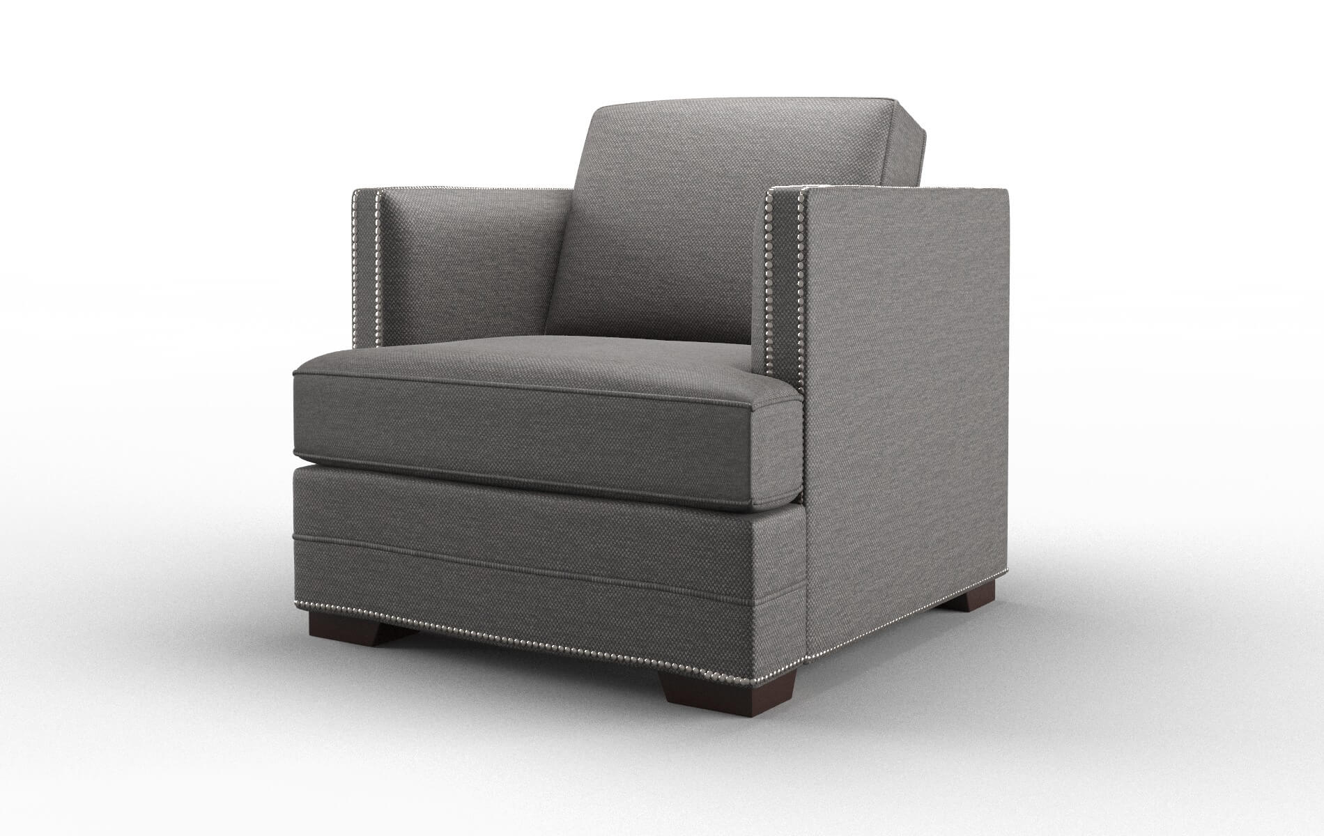 Riga Oscar Charcoal Chair espresso legs 4