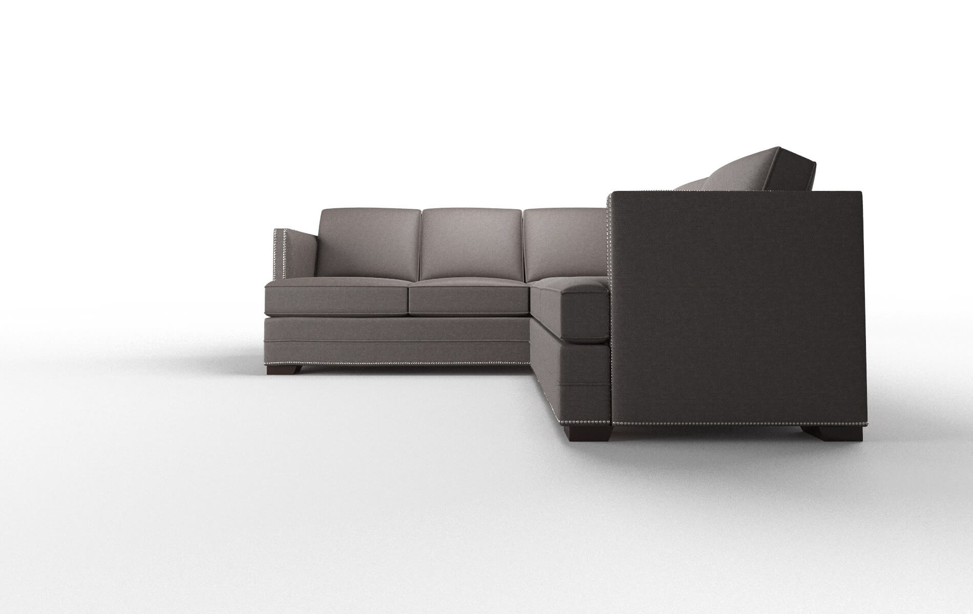 Riga Oscar Chocolate Sectional espresso legs 5