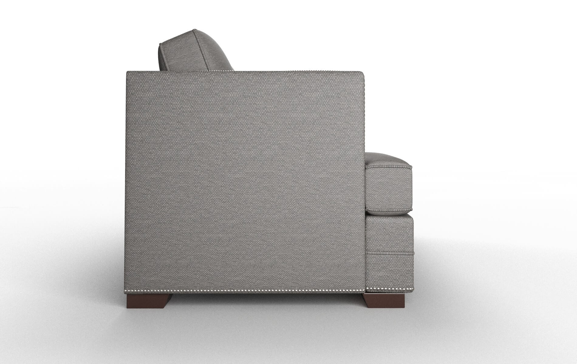 Riga Oscar Grey Sofa espresso legs 3