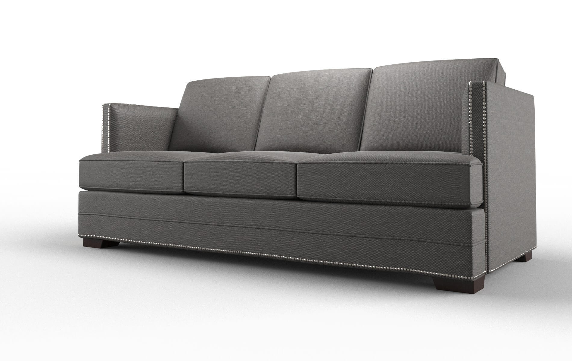 Riga Oscar Grey Sofa espresso legs 4