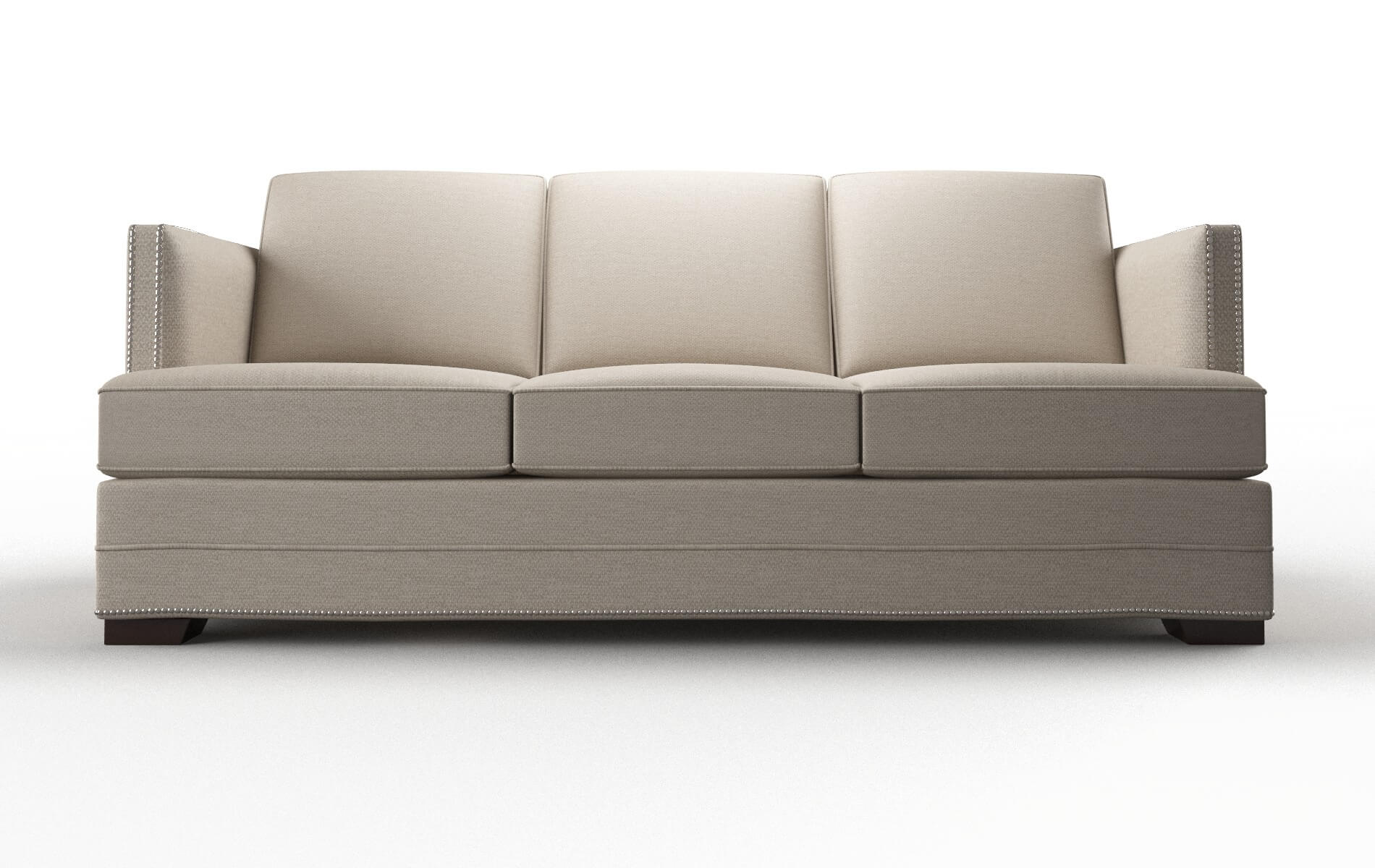 Riga Oscar linen Sofa Espresso Legs  1