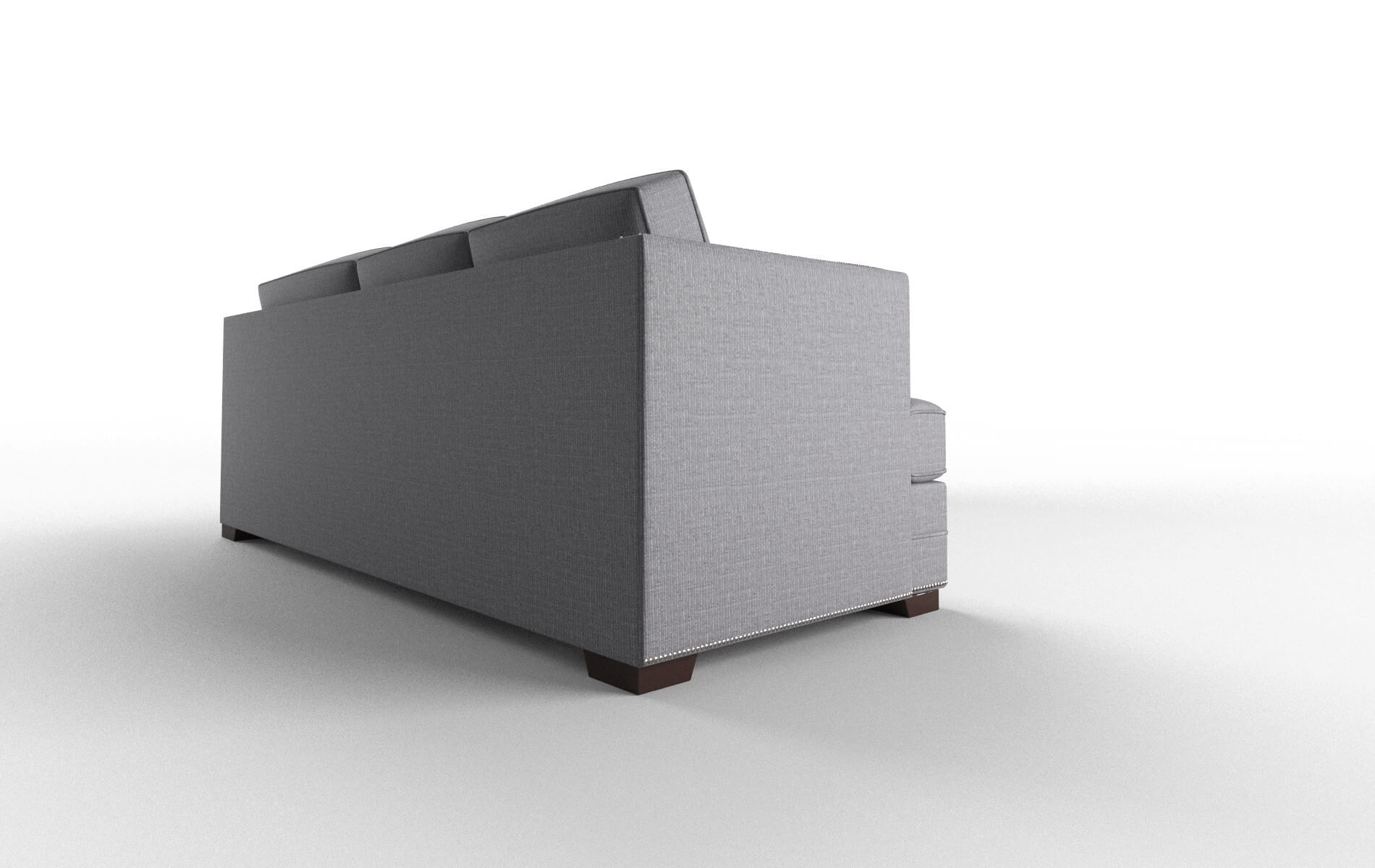 Riga Parker Ash Sectional espresso legs 3