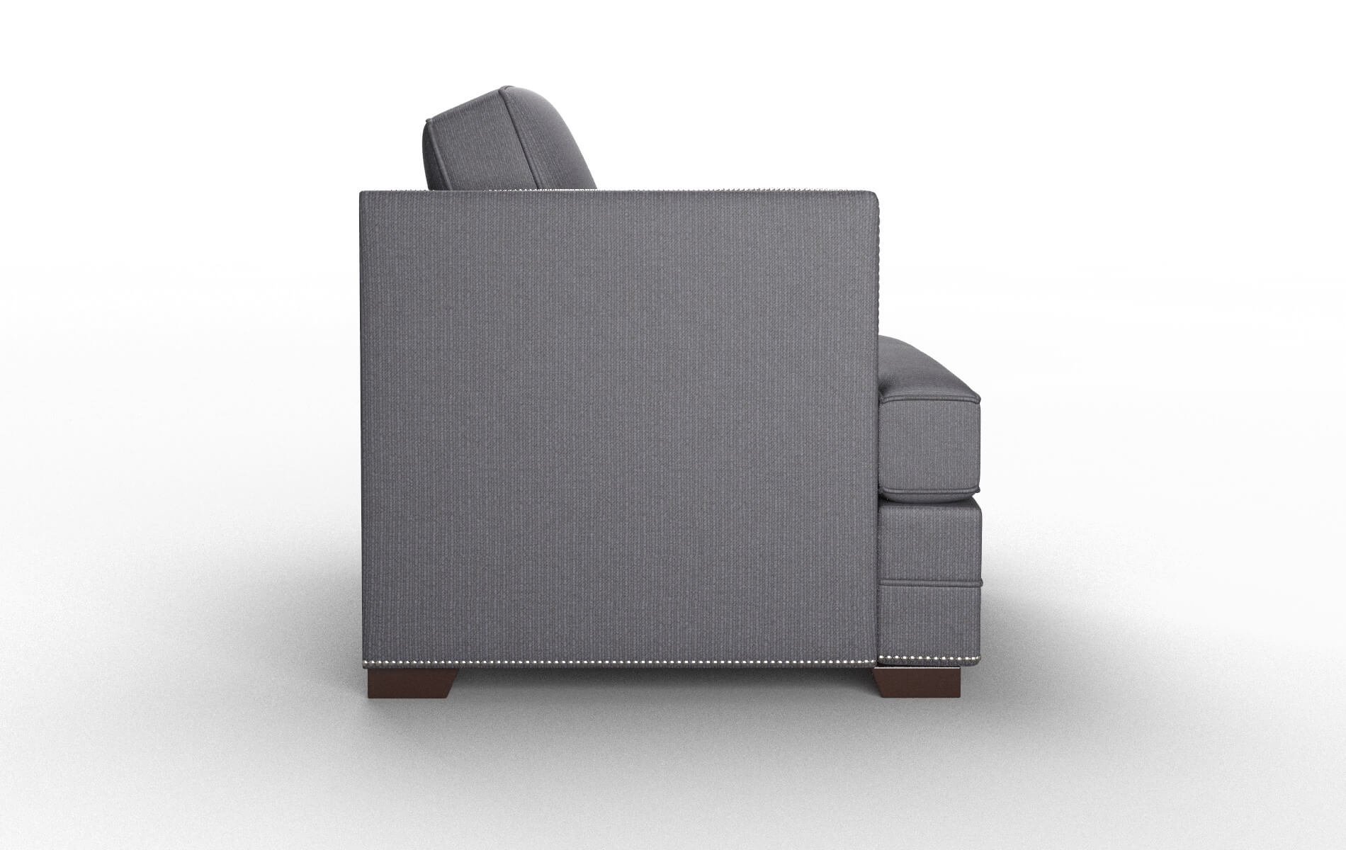 Riga Parker Charcoal Chair espresso legs 3