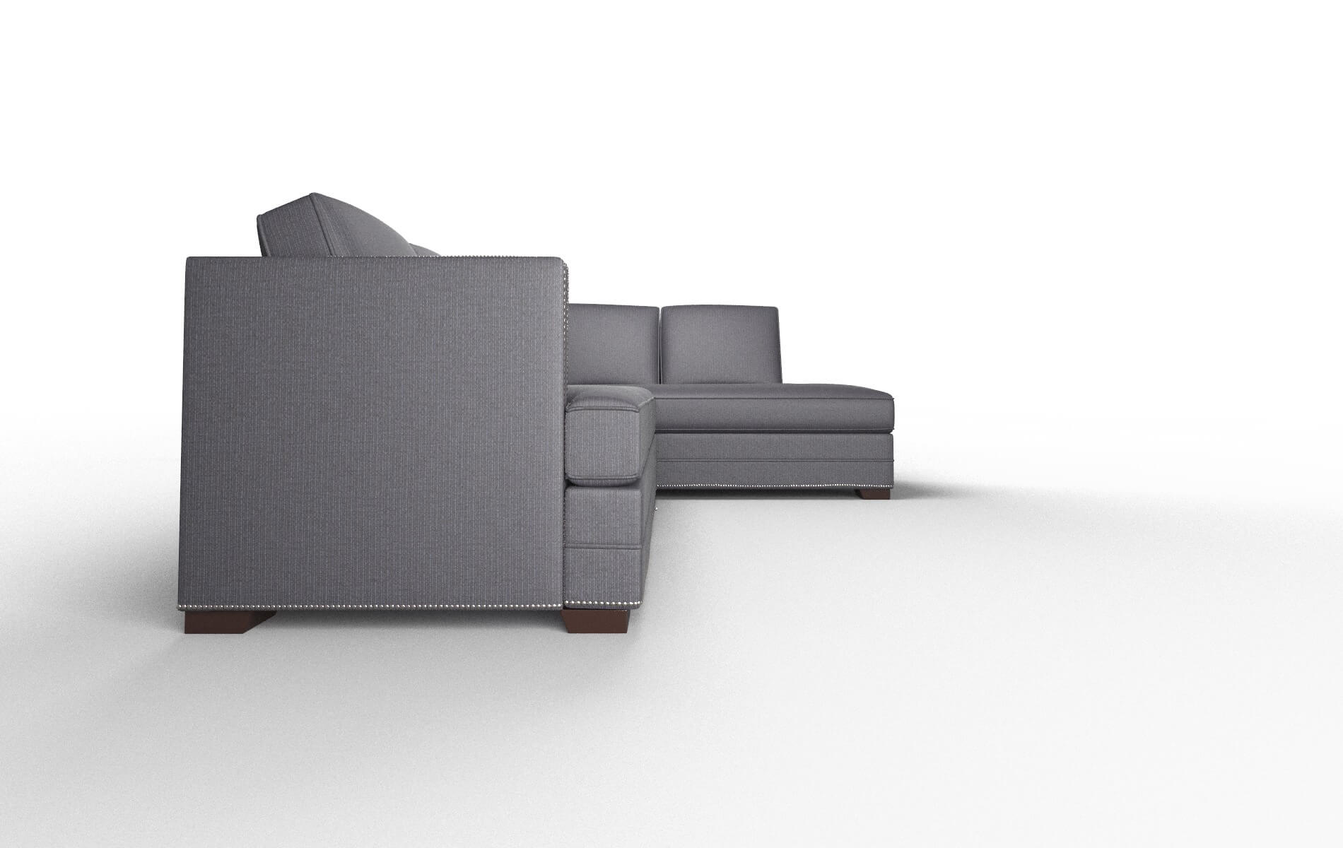 Riga Parker Charcoal Panel espresso legs 3