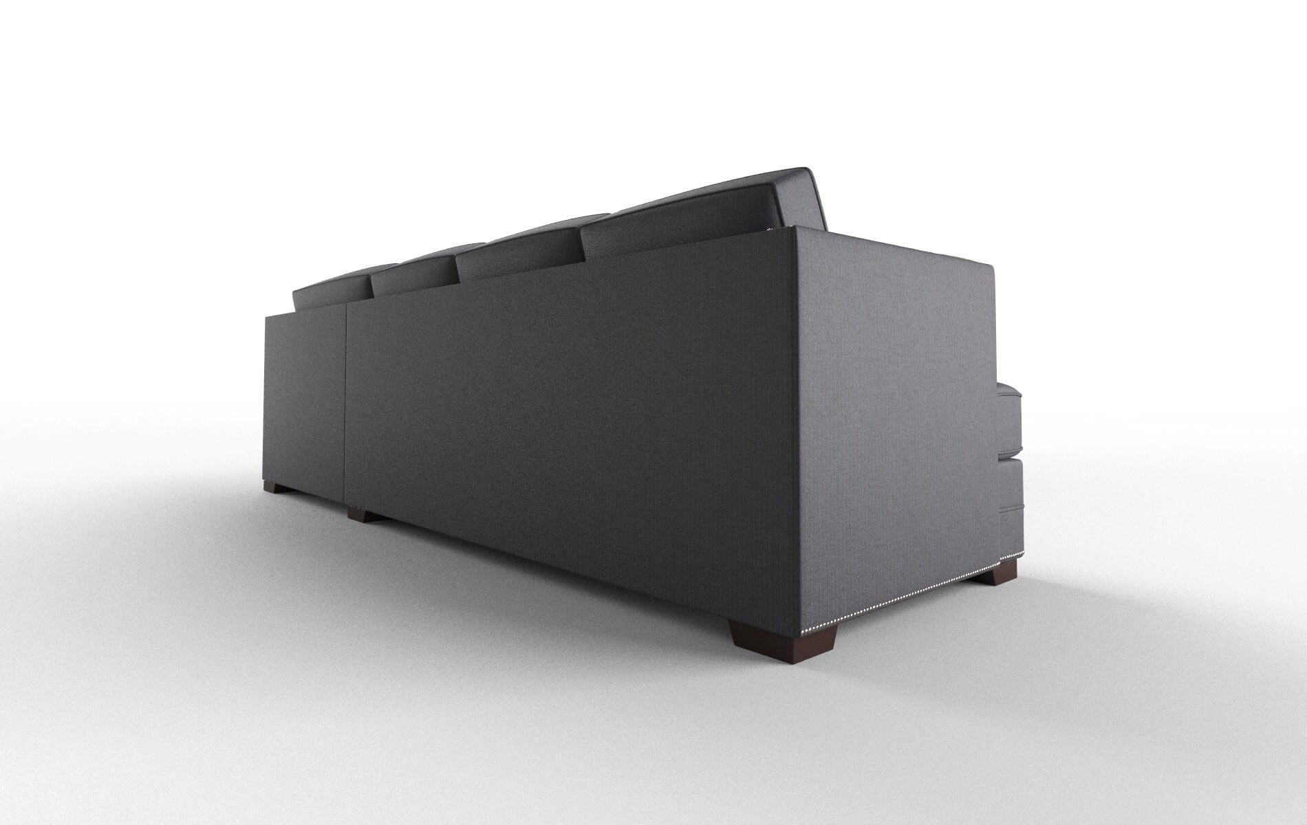 Riga Parker Charcoal Panel espresso legs 5