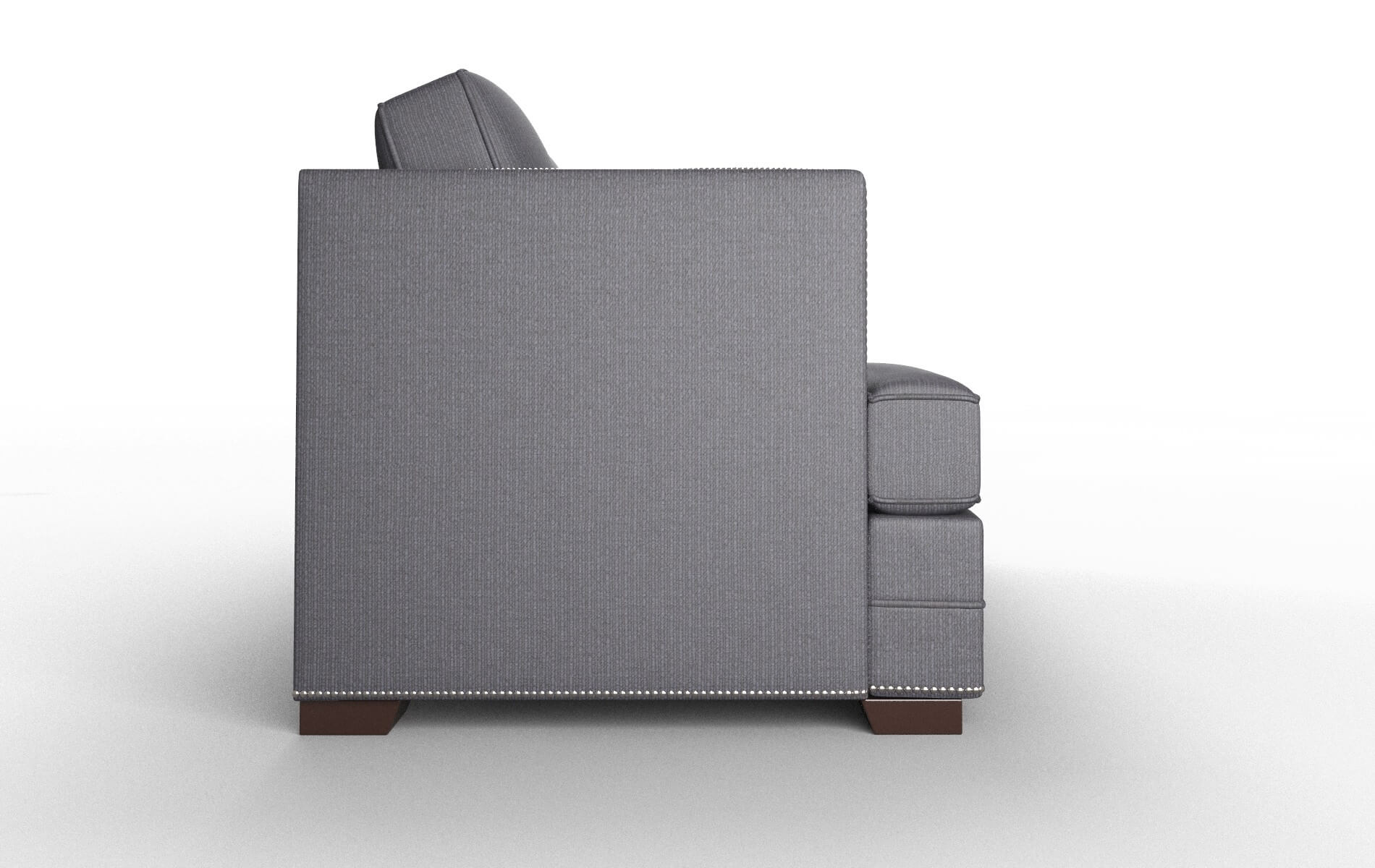 Riga Parker Charcoal Sofa espresso legs 3