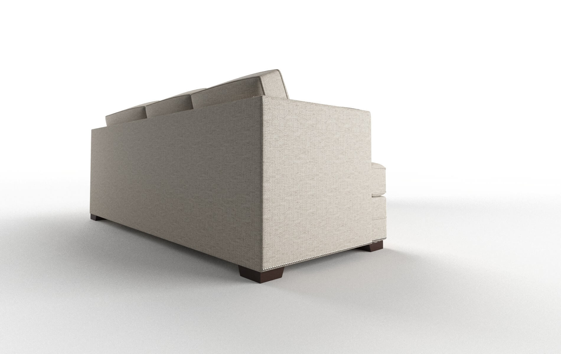 Riga Parker Wheat Sectional espresso legs 3