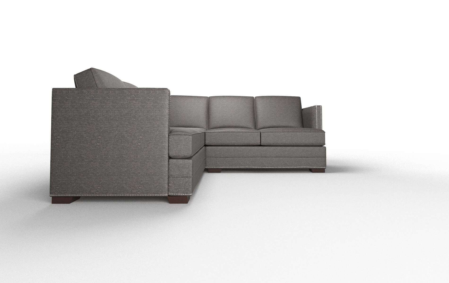 Riga Phoenix Chocolate Sectional espresso legs 2
