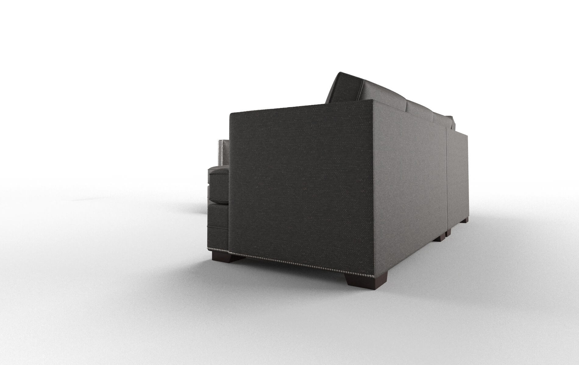 Riga Phoenix Chocolate Sectional espresso legs 4