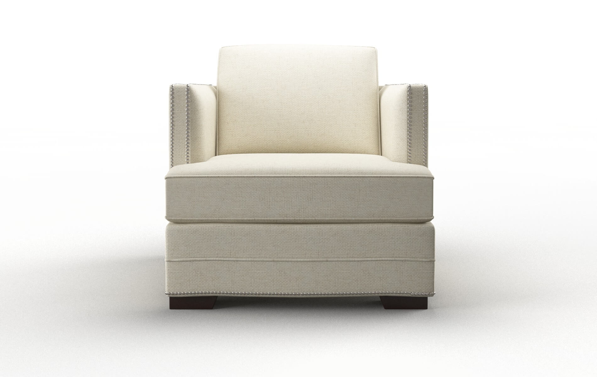 Riga Phoenix Ivory Chair espresso legs 1