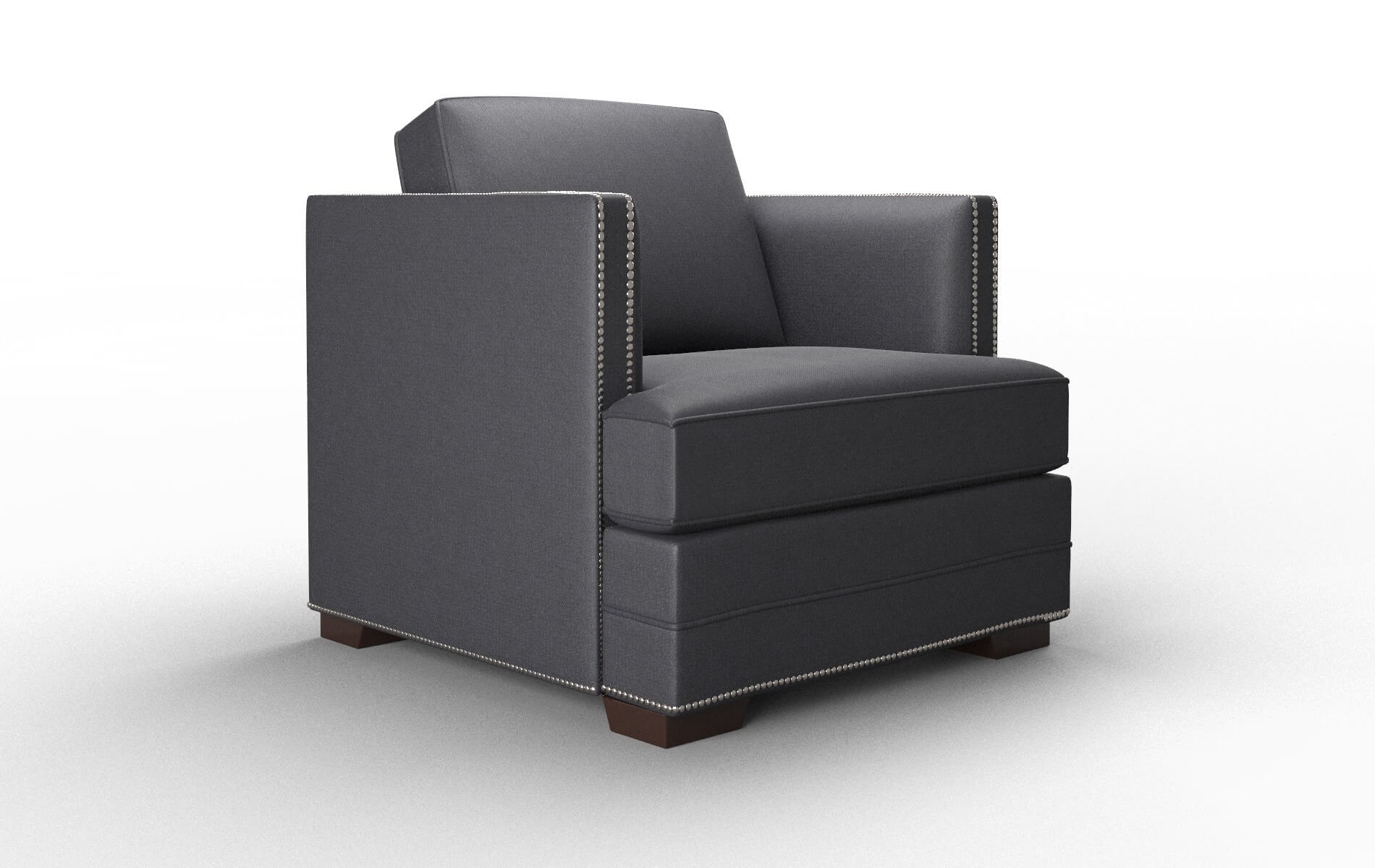 Riga Redondo Navy Chair espresso legs 2