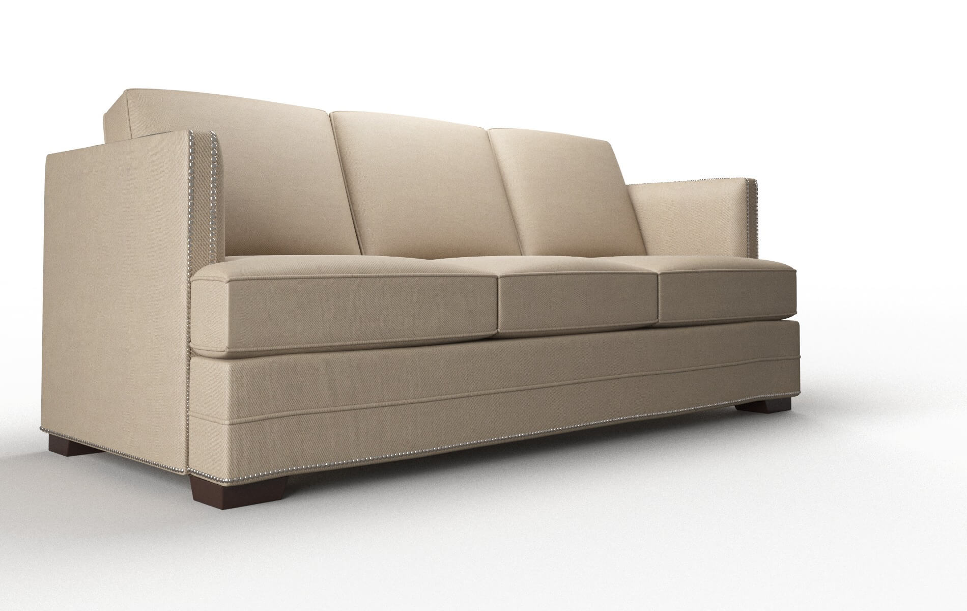 Riga Rocket Cappuccino Sofa espresso legs 2