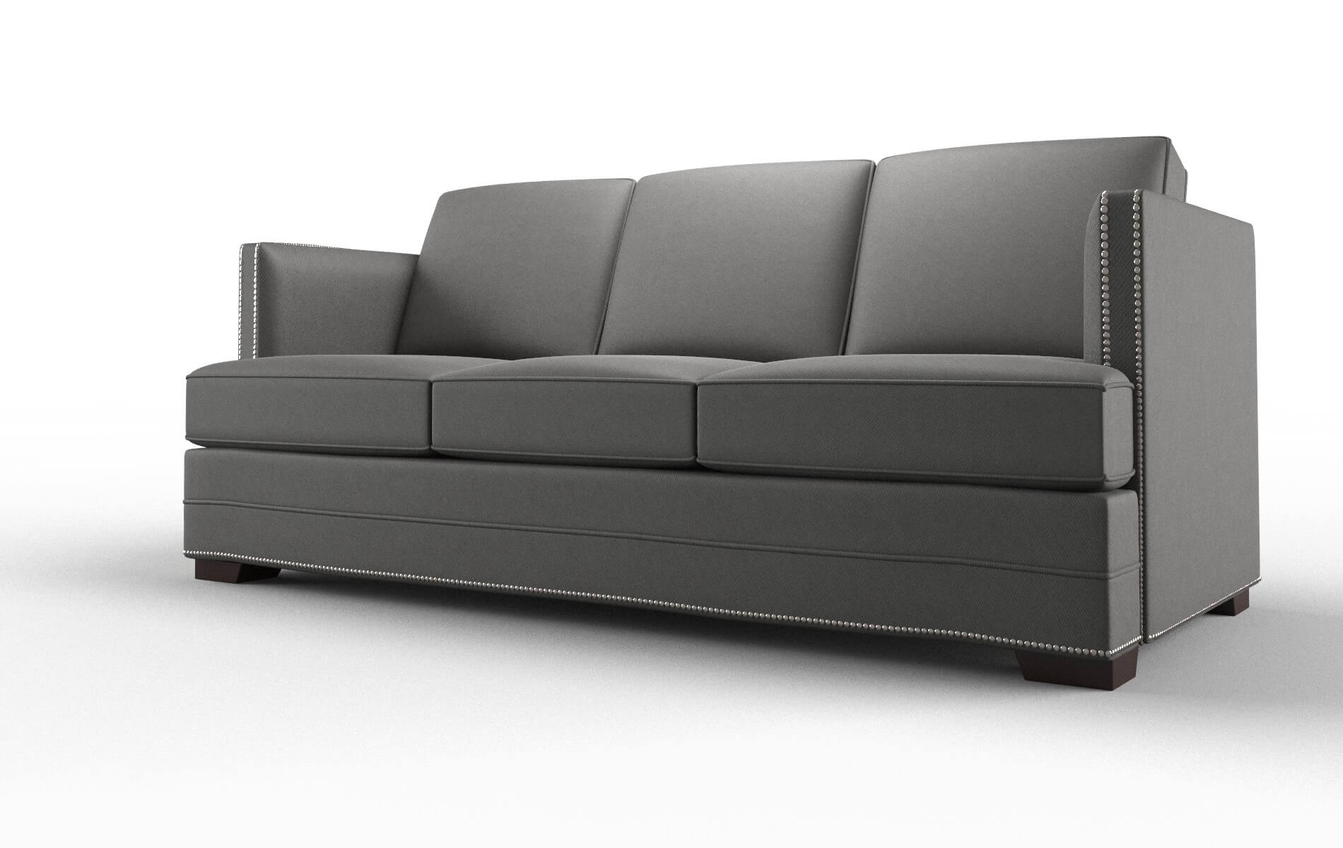 Riga Rocket Charcoal Sofa espresso legs 4
