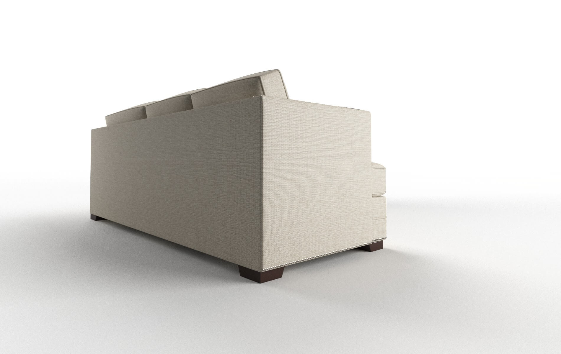 Riga Rocket Dove Sectional espresso legs 3