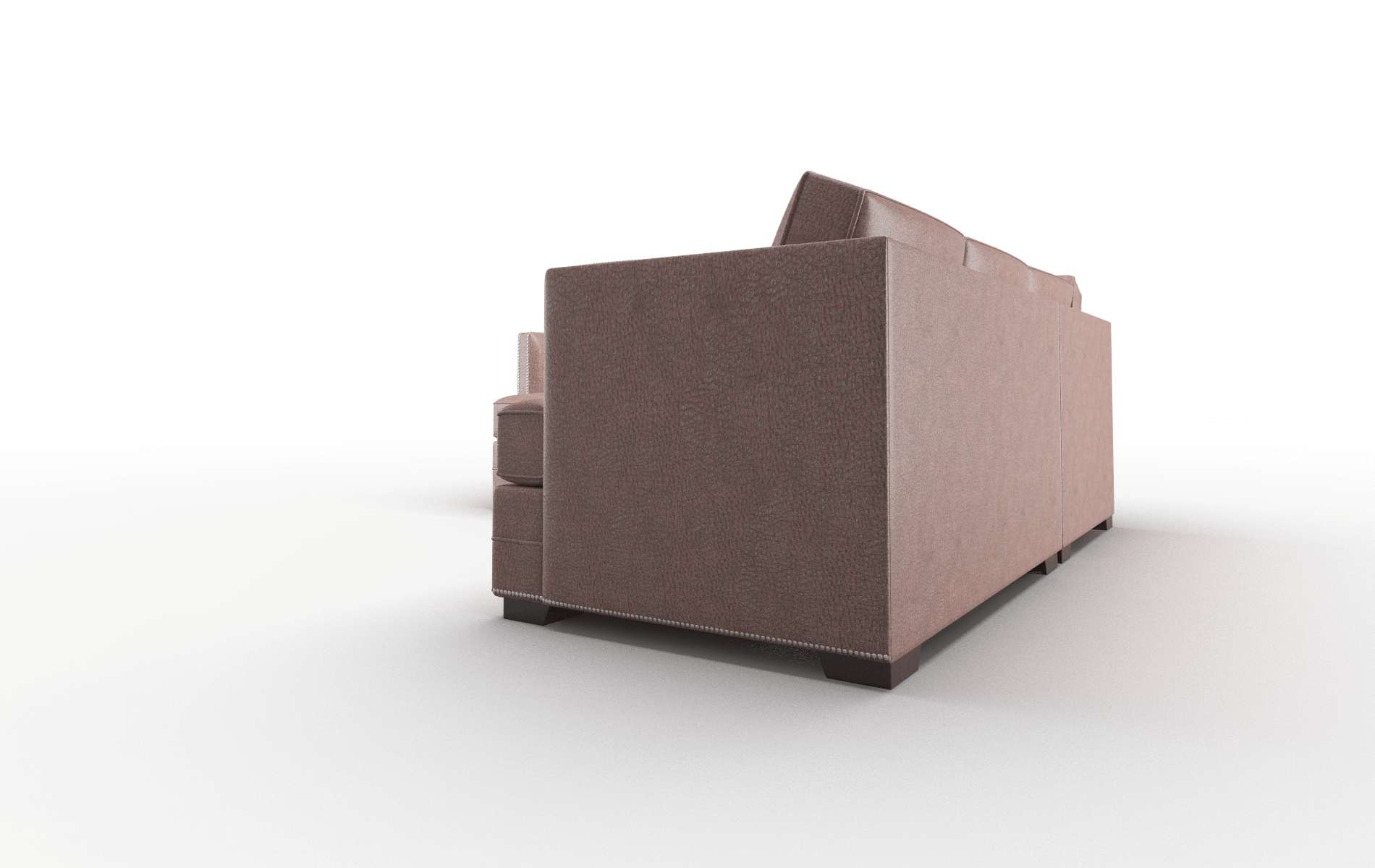 Riga Royale Mocha Sectional espresso legs 4