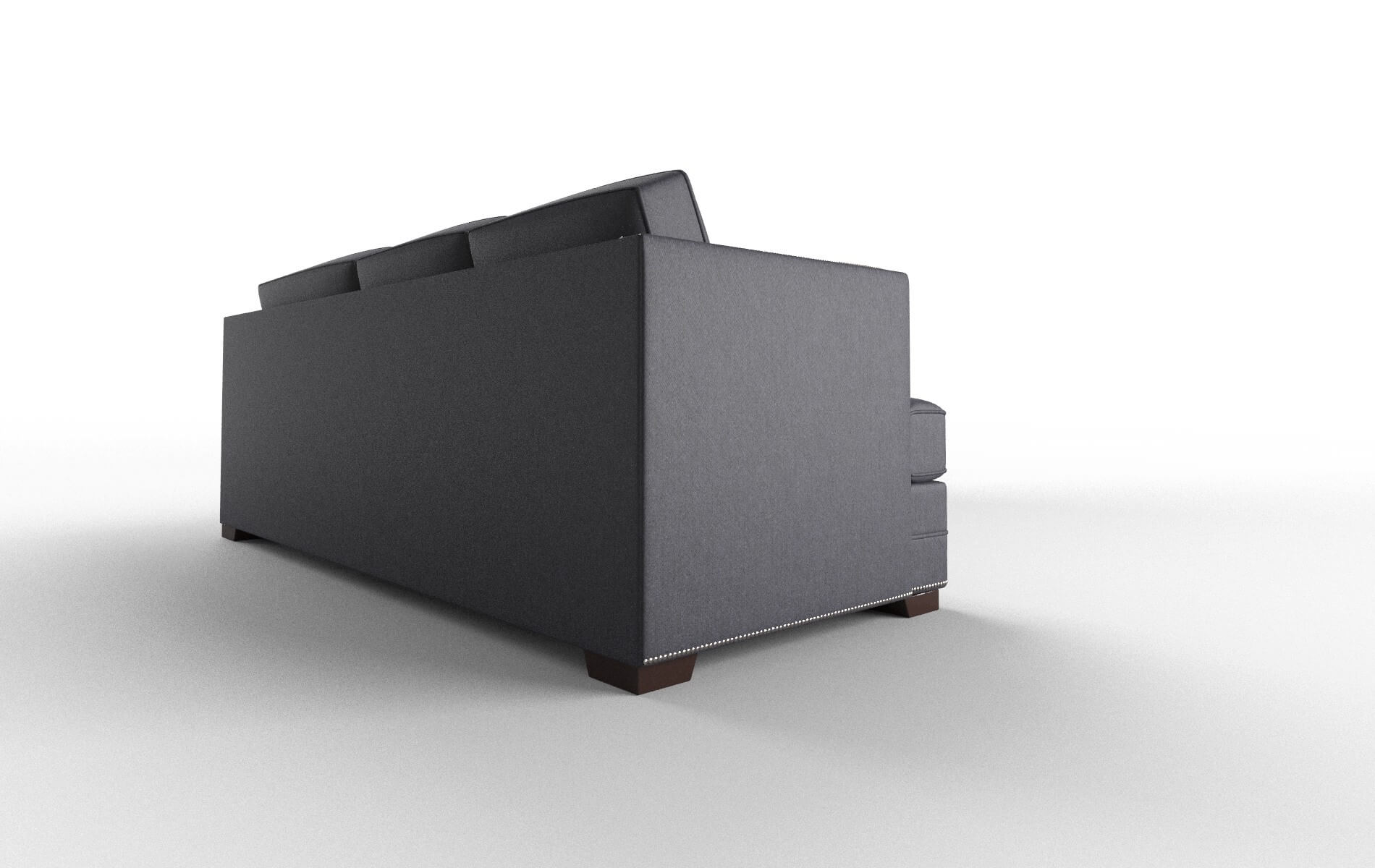 Riga Sasha Navy Sectional espresso legs 3