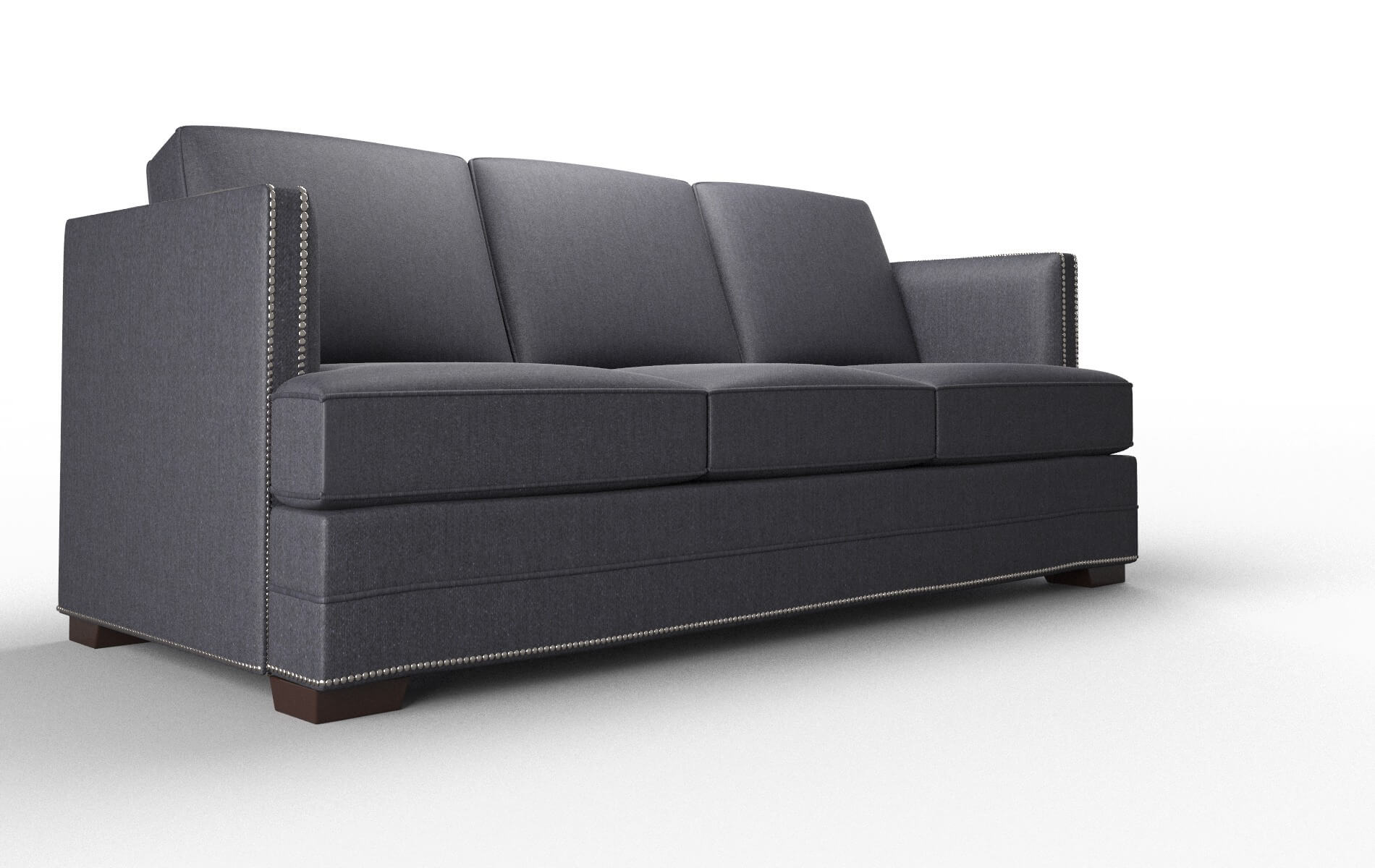 Riga Sasha Navy Sofa espresso legs 2