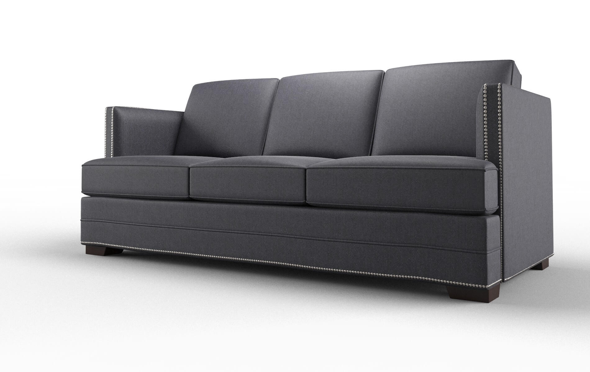 Riga Sasha Navy Sofa espresso legs 4