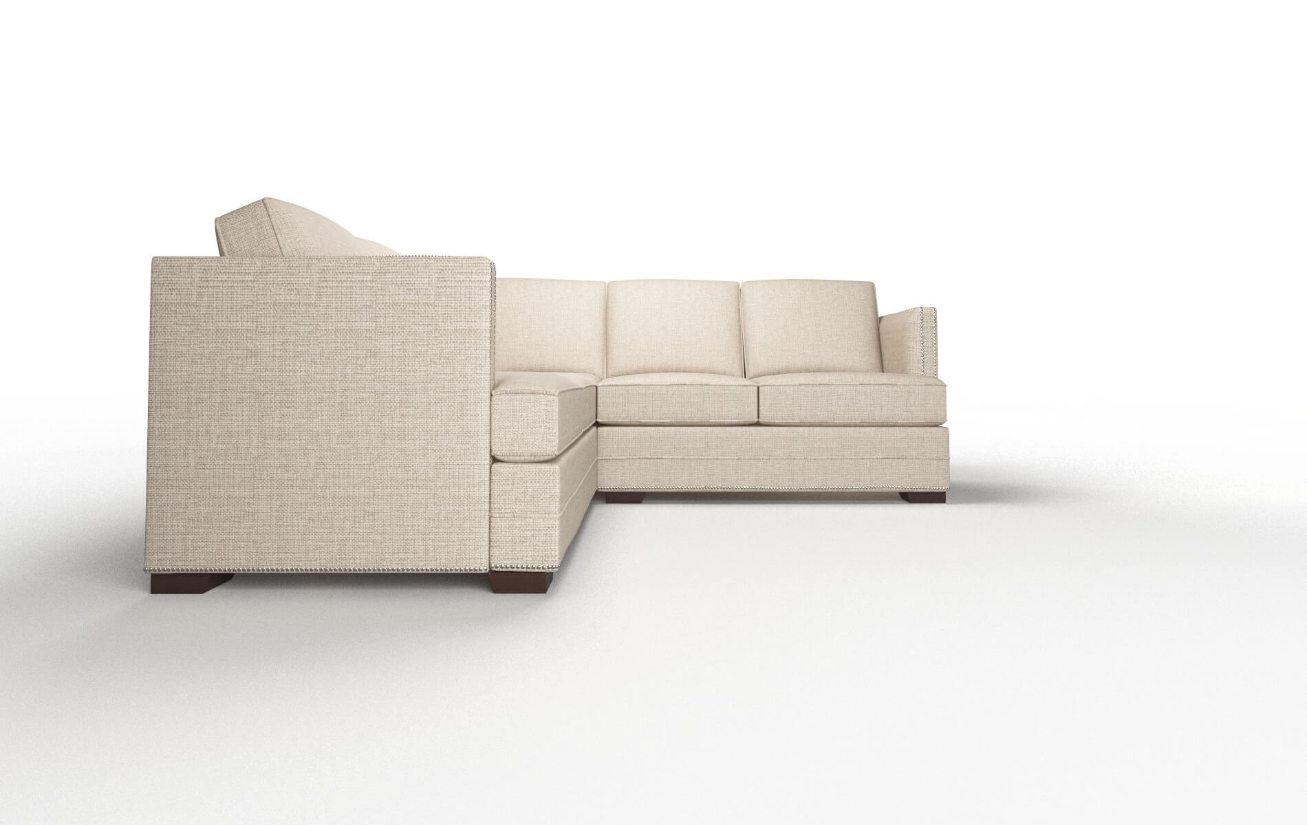 Riga Sosoftness 74 Sectional espresso legs 2