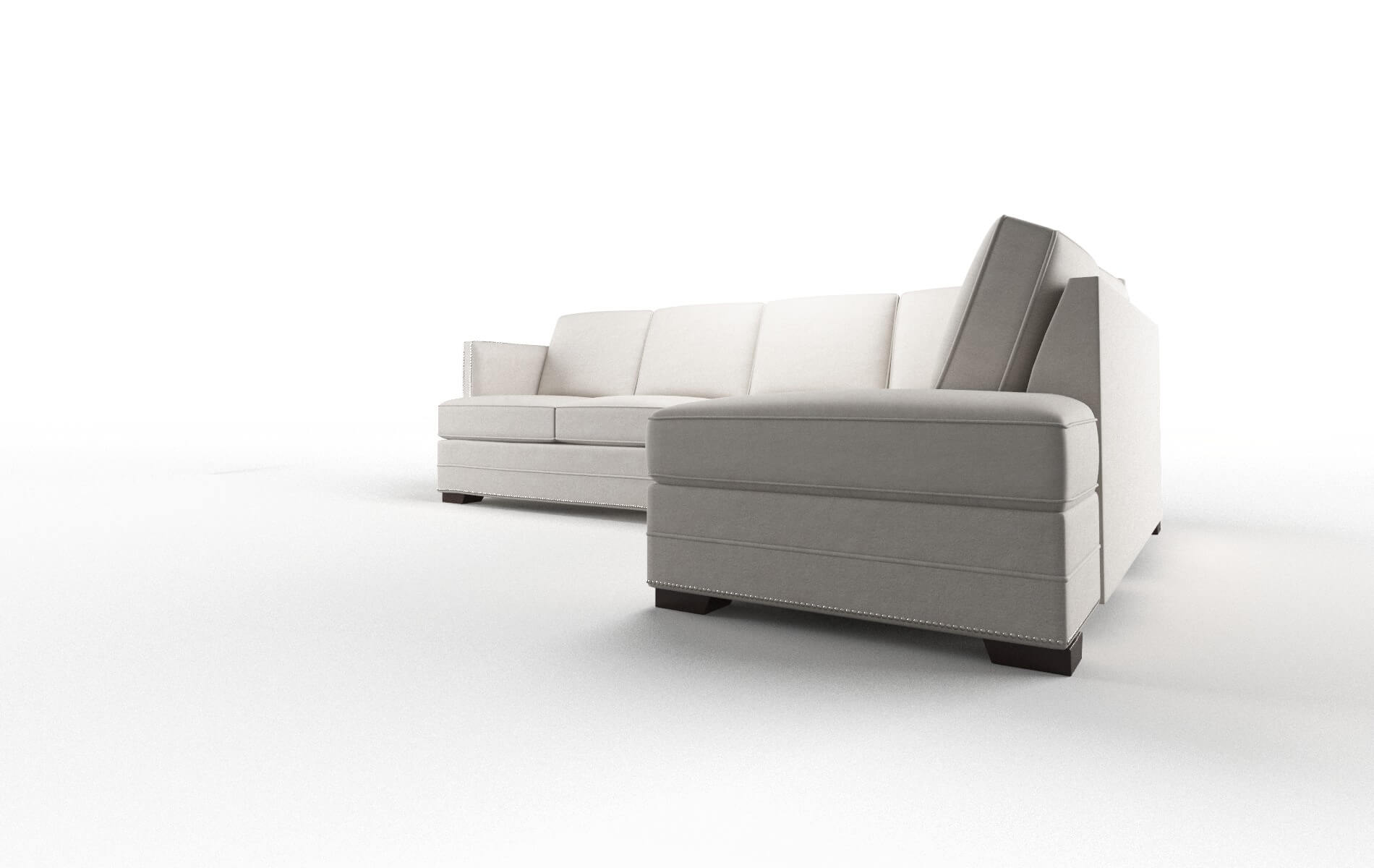 Riga Suave Dove Panel espresso legs 4