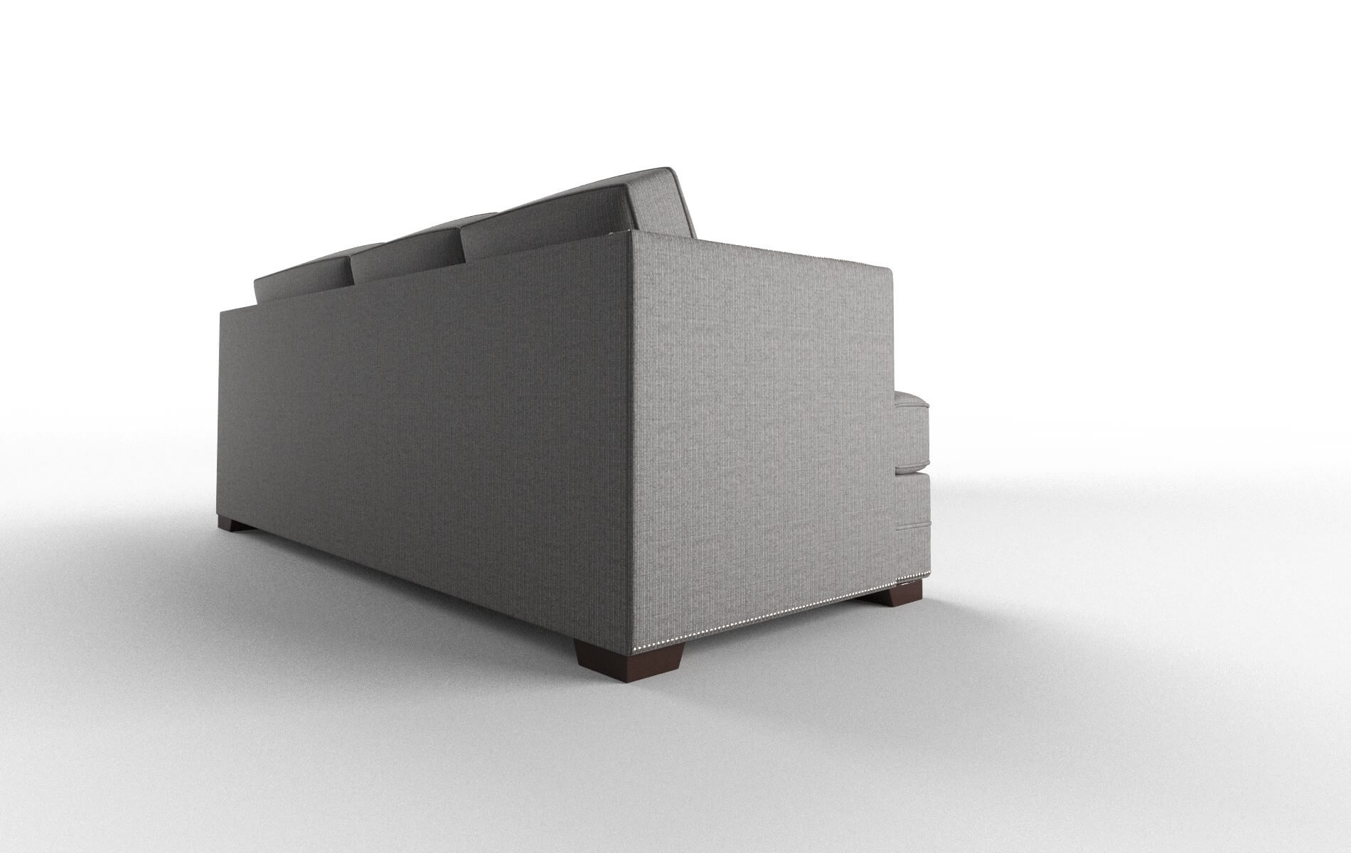 Riga Terrain Oatmeal Sectional espresso legs 3