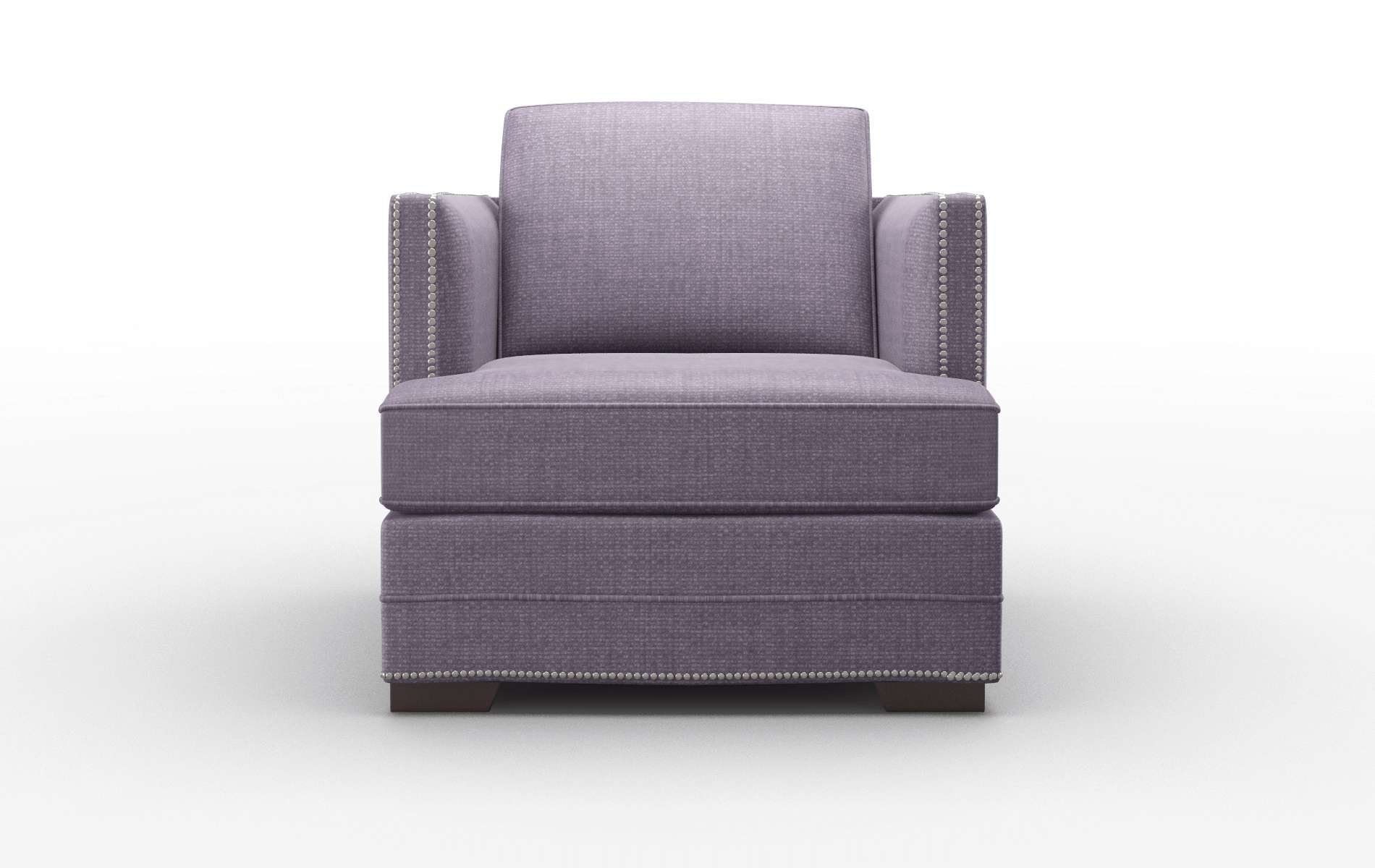 Riga Tess Blackberry Chair espresso legs 1