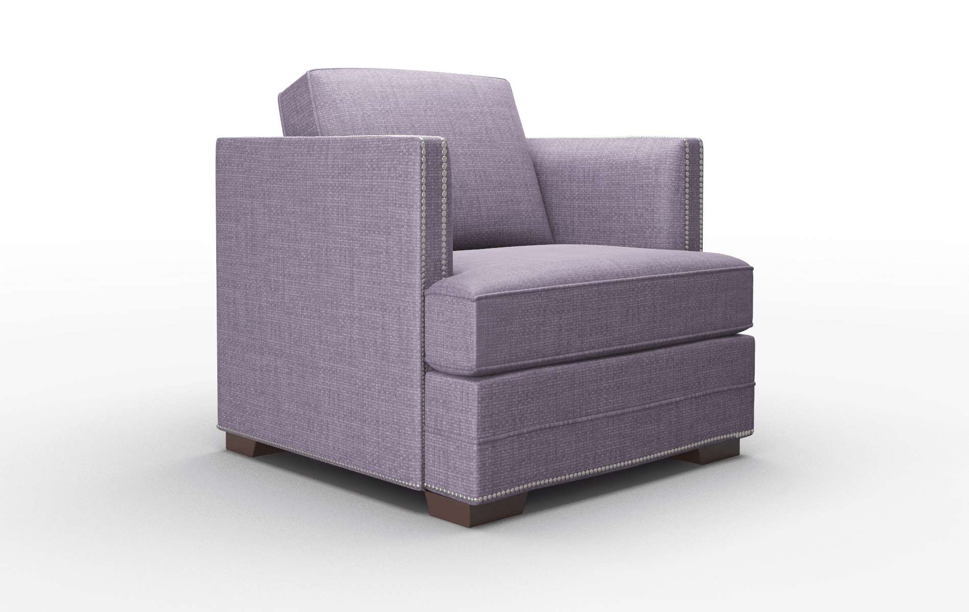 Riga Tess Blackberry Chair espresso legs 2