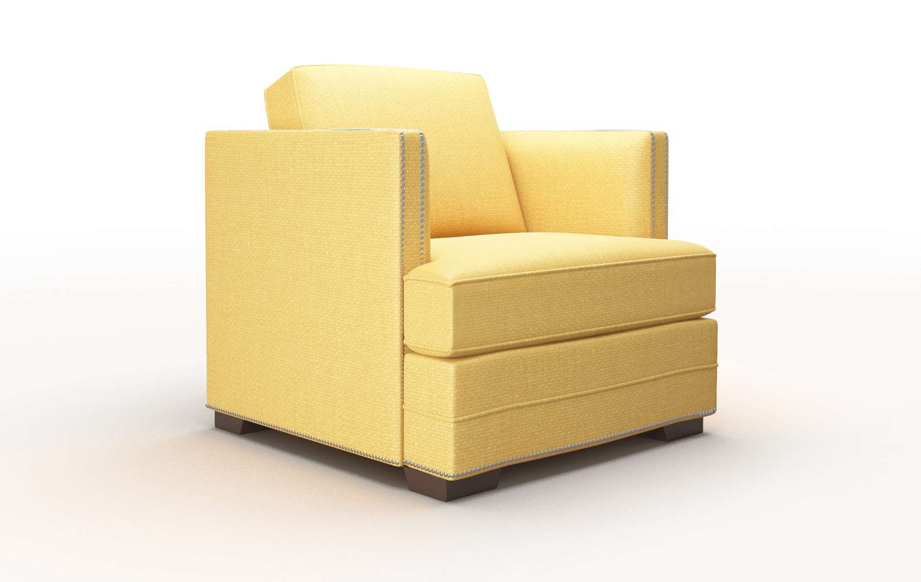 Riga Tess Turmeric Chair espresso legs 2