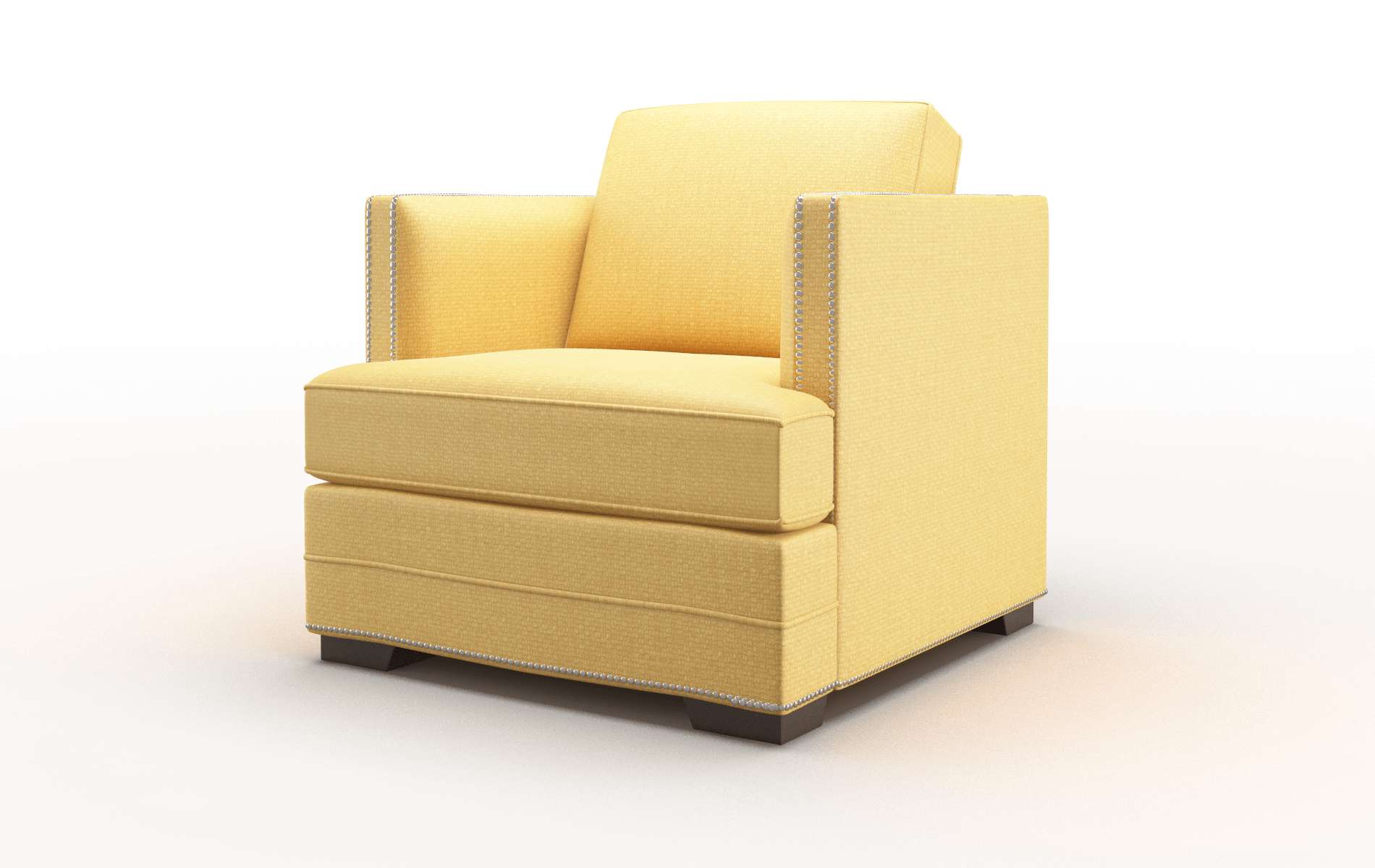 Riga Tess Turmeric Chair espresso legs 4