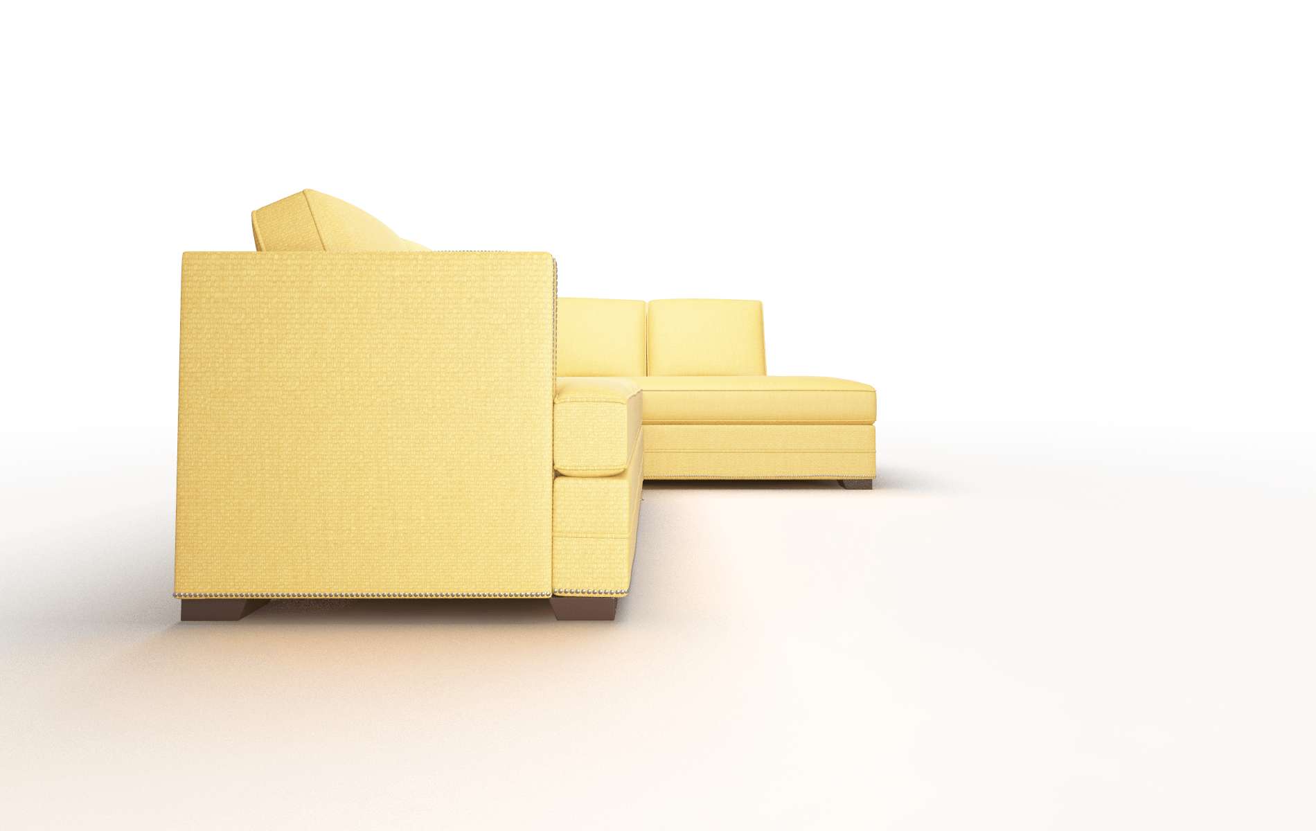 Riga Tess Turmeric Panel espresso legs 3