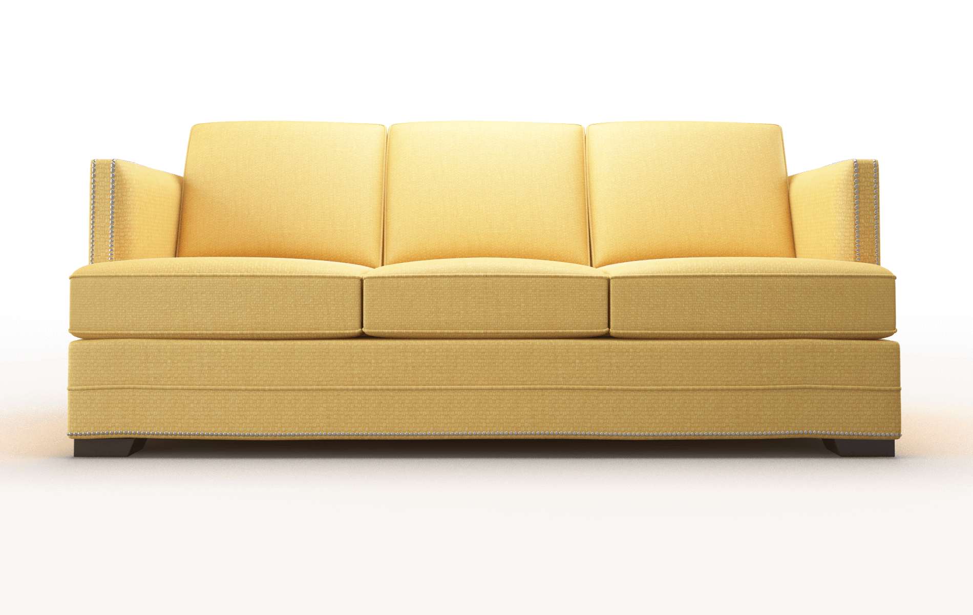 Riga Tess turmeric Sofa Espresso Legs  1