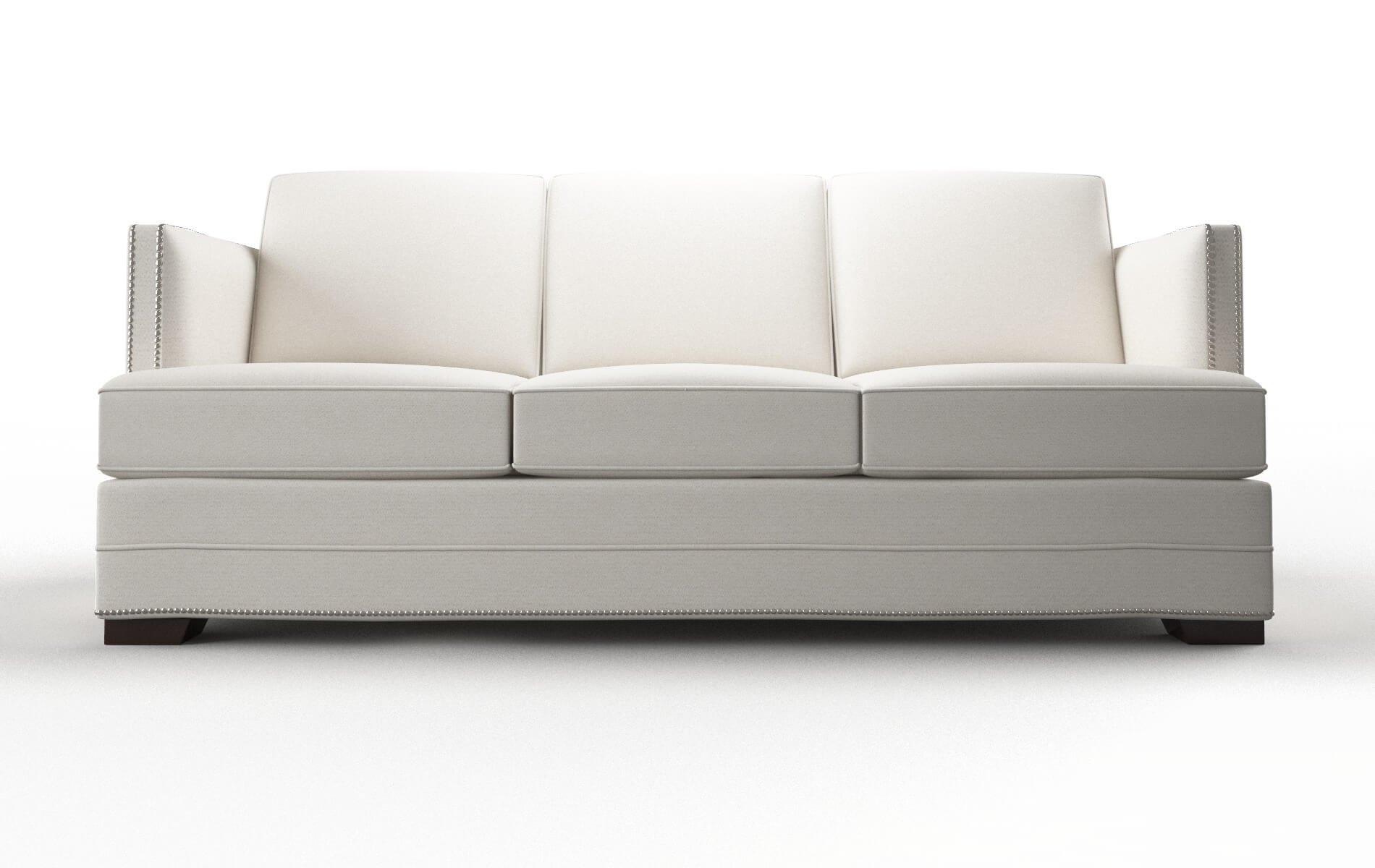 Riga Venice Eggshell Sofa espresso legs 1