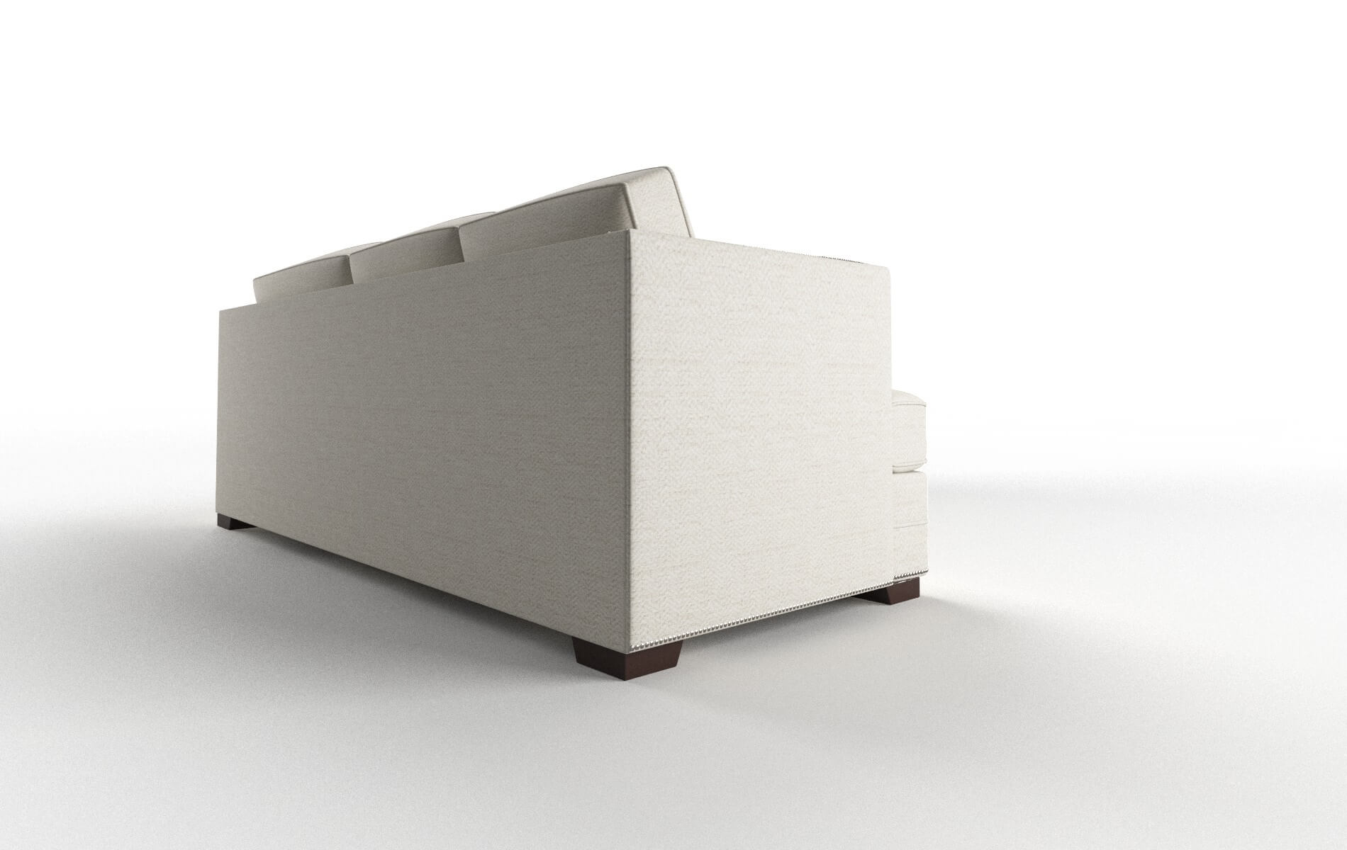 Riga Venus Cream Sectional espresso legs 3